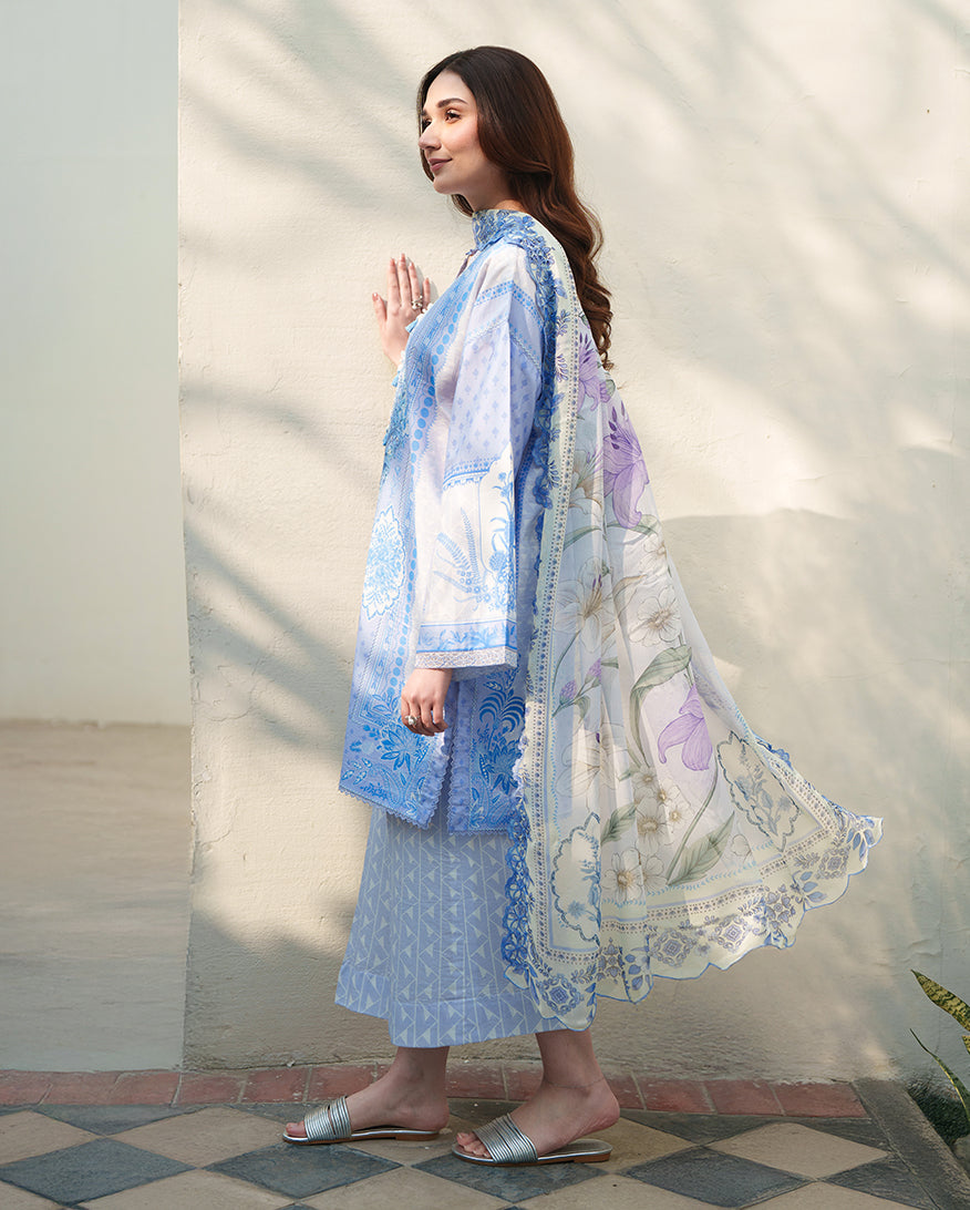Roheenaz | Whispered Florals | Quiet Meadow - Designer Dress - Type : Ladies Clothes - Available at Libayah - 100% Original