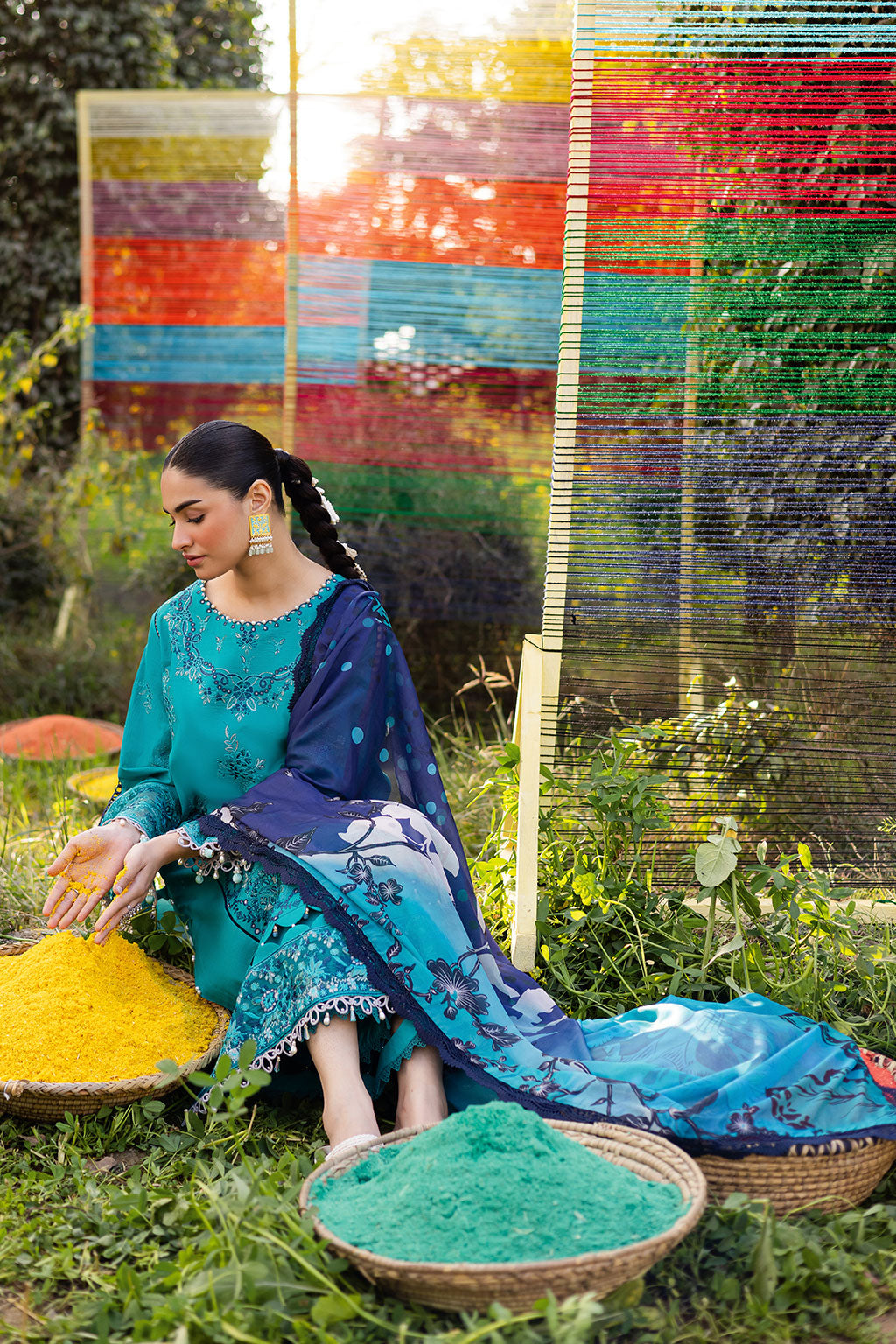 Ramsha | Riwayat Lawn Collection | Y-1201 by Ramsha - Designer Dress - Type: Ladies Clothes - Available at Libayah - 100% Original