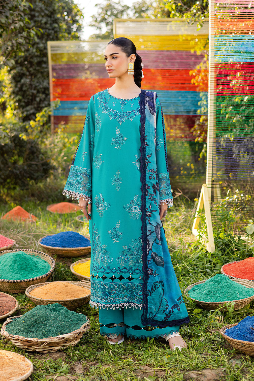 Ramsha | Riwayat Lawn Collection | Y-1201 by Ramsha - Designer Dress - Type: Ladies Clothes - Available at Libayah - 100% Original
