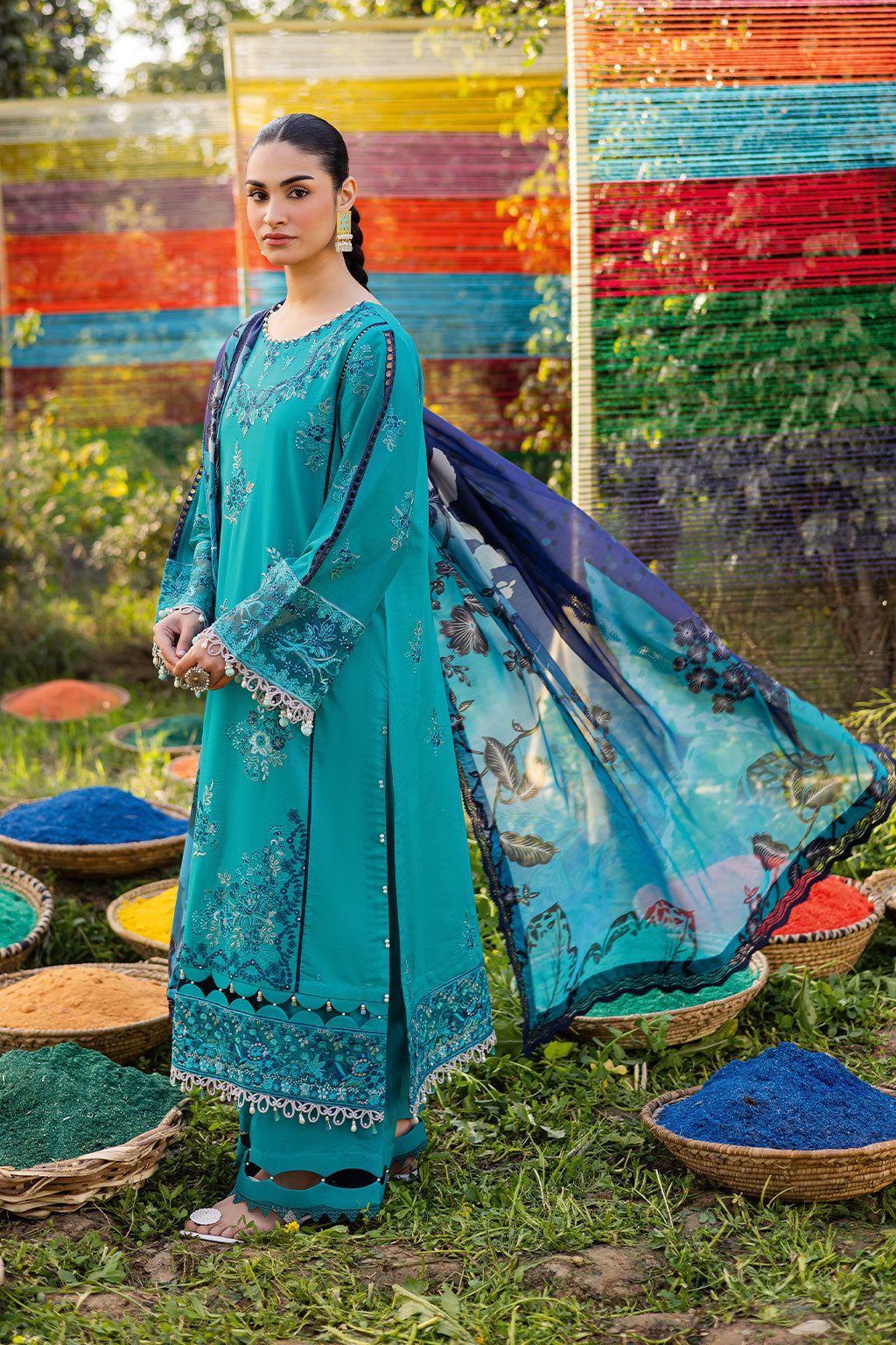 Ramsha | Riwayat Lawn Collection | Y-1201 by Ramsha - Designer Dress - Type: Ladies Clothes - Available at Libayah - 100% Original