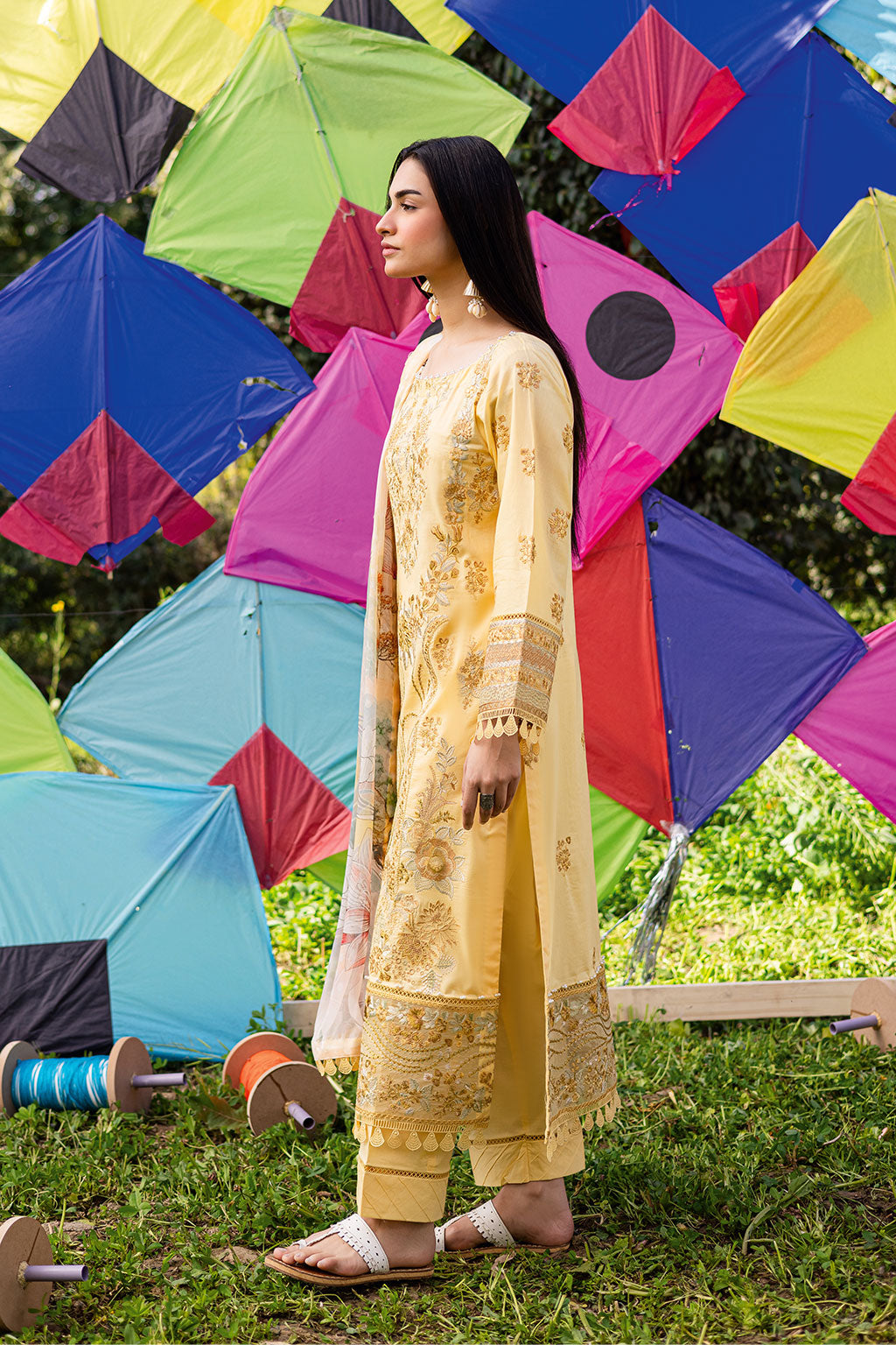 Ramsha | Riwayat Lawn Collection | Y-1207 by Ramsha - Designer Dress - Type: Ladies Clothes - Available at Libayah - 100% Original