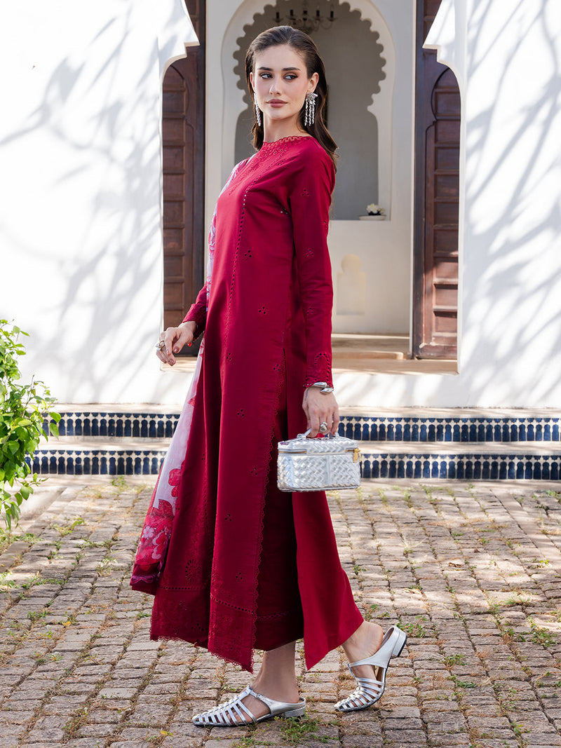 Izel | Dareen Luxury Lawn 26 | Rangrez by Izel - Designer Dress - Type : Luxury Dress - Available at Libayah - 100% Original