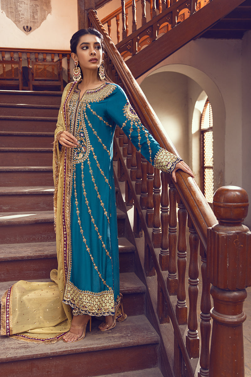 Sana Abbas | Wedding Formals | RAYAH by Sana Abbas - Designer Dress - Type: Ladies Clothes - Available at Libayah - 100% Original
