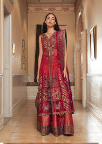 Red Reverie – authentic Pakistani formal dress from the Laj by Lajwanti Runaway Formals 25 collection for women in the UK