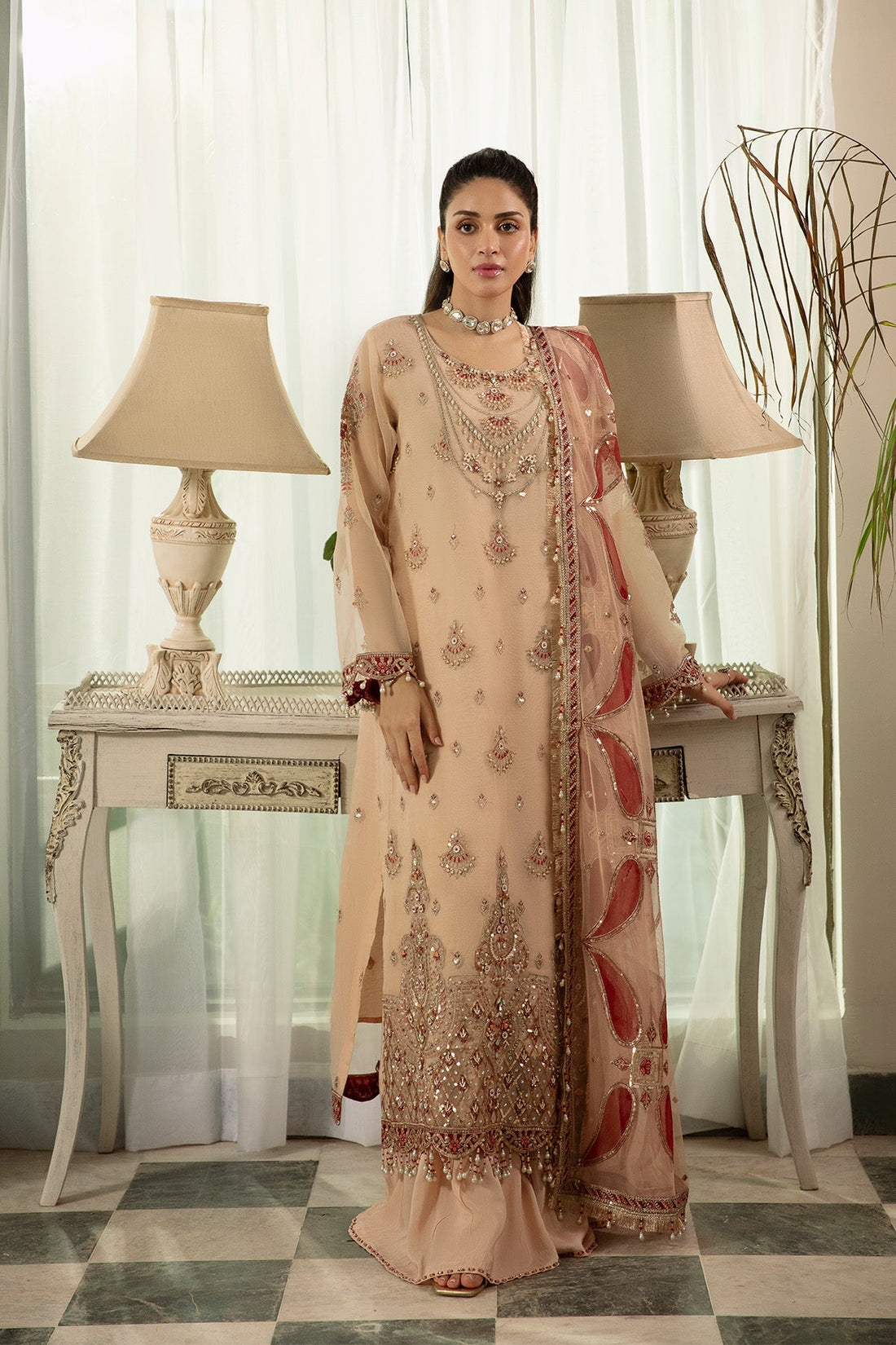 Raeesa Premium | Dehleez Formals | Dl 1037 by Raeesa Premium - Designer Dress  - Type : Ladies Clothes - Available at Libayah - 100% Original 