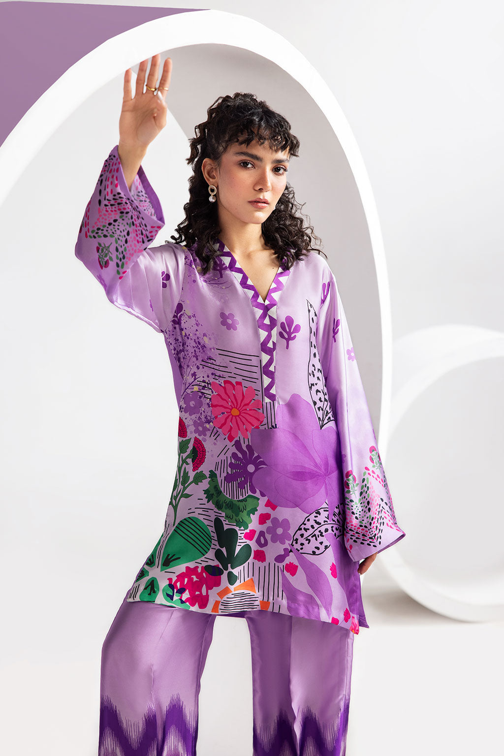 Afsanah | The Print Edit | MAJESTIC SERENE AP-107 by Afsanah - Designer Dress - Type: Ladies Clothes - Available at Libayah - 100% Original