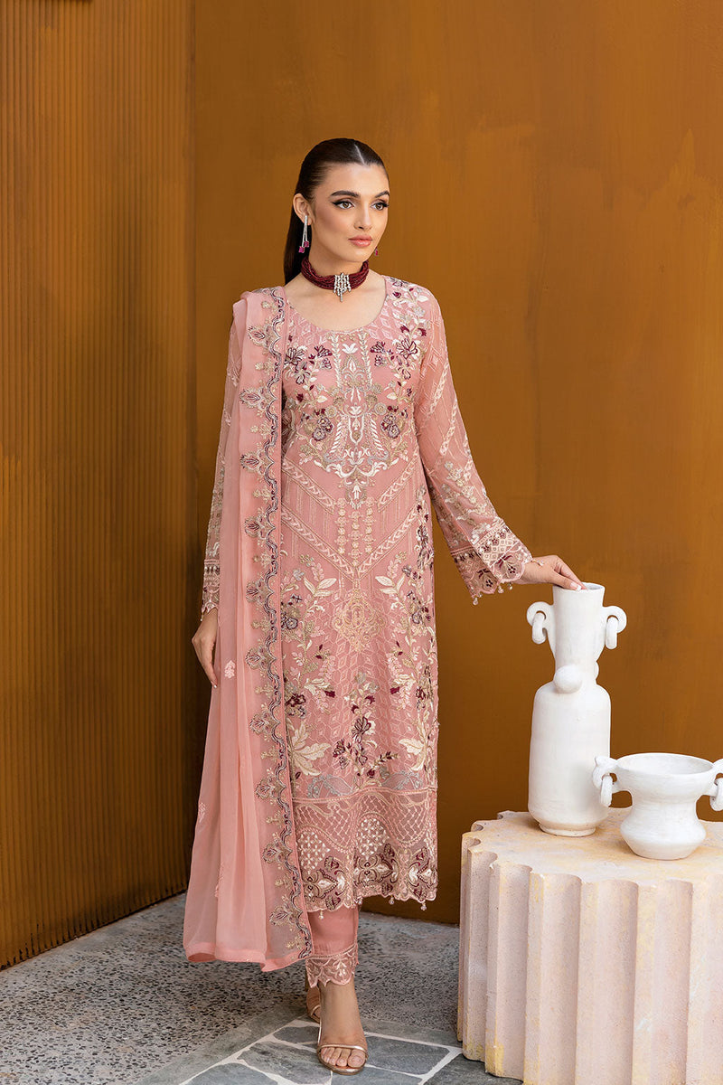 Ramsha | Chevron Chiffon Collection | A-1005 by Ramsha - Designer Dress - Type: Ladies Clothes - Available at Libayah - 100% Original