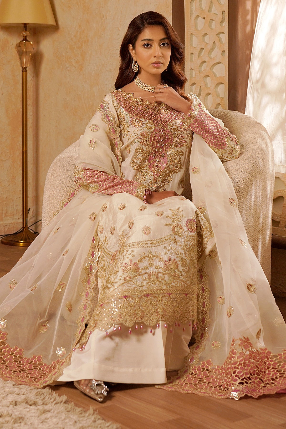 Maryams | Bekhudi Formals | Gulnaar B-2001 by Maryams - Designer Dress  - Type : Ladies Clothes - Available at Libayah - 100% Original 