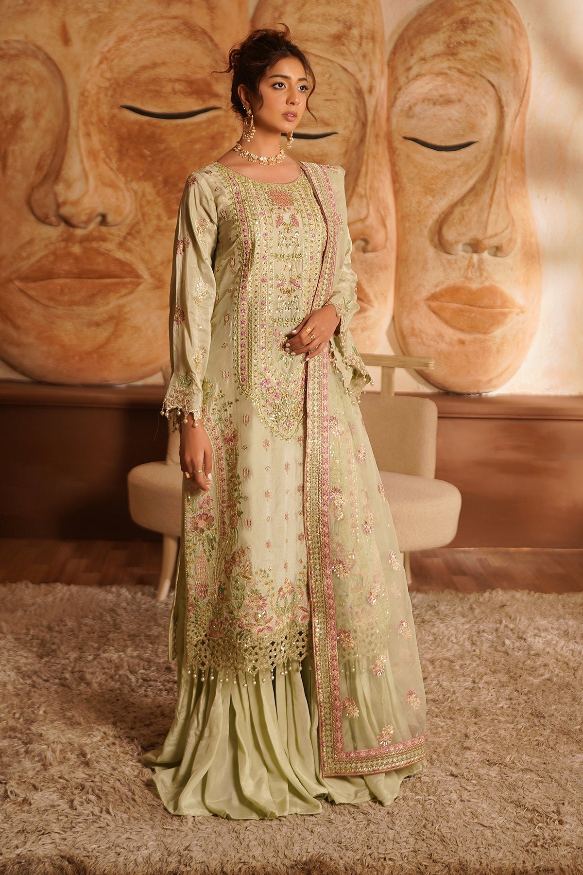 Maryams | Bekhudi Formals | Nazuk B-2003 by Maryams - Designer Dress  - Type : Ladies Clothes - Available at Libayah - 100% Original 