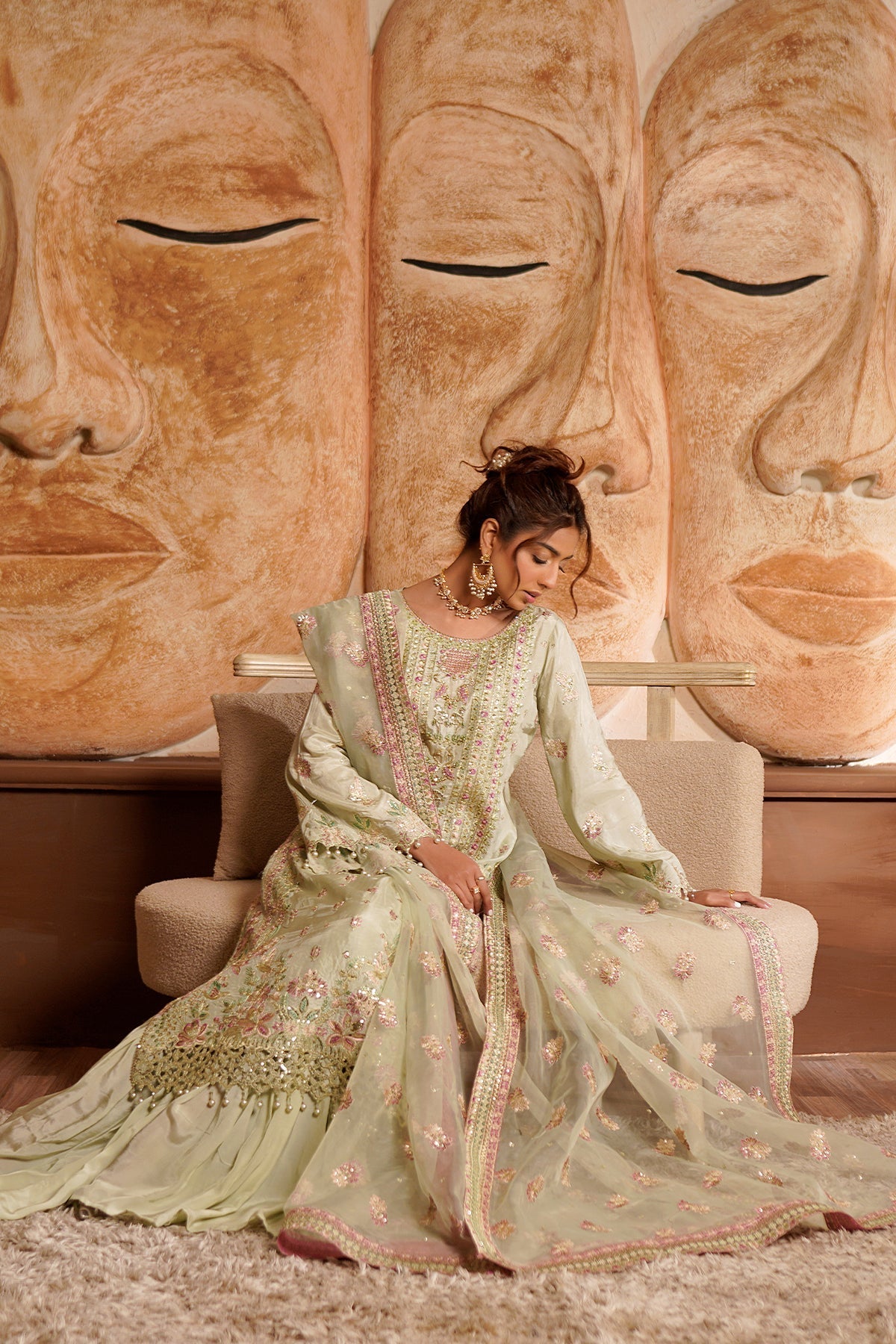Maryams | Bekhudi Formals | Nazuk B-2003 by Maryams - Designer Dress  - Type : Ladies Clothes - Available at Libayah - 100% Original 