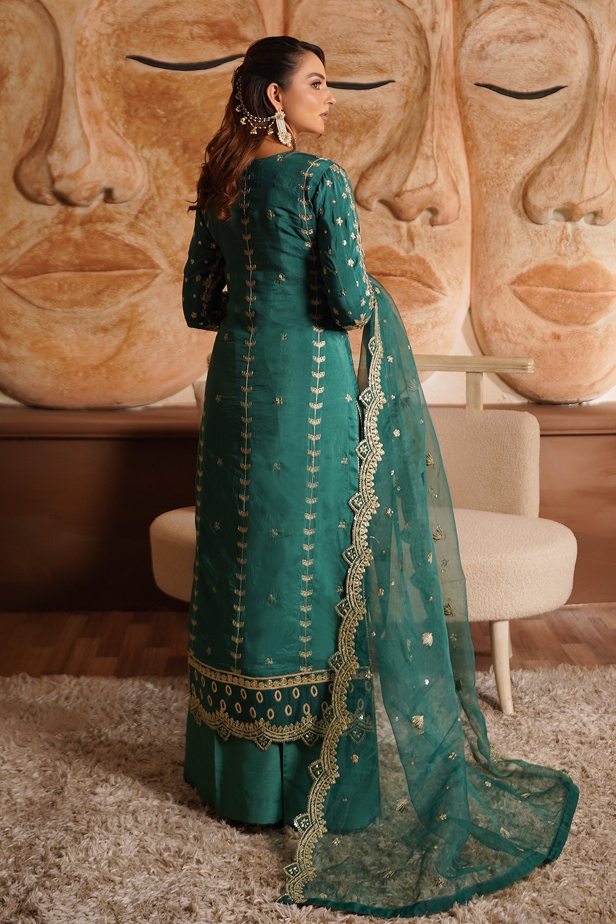 Maryams | Bekhudi Formals | Meherbano B-2002 by Maryams - Designer Dress  - Type : Ladies Clothes - Available at Libayah - 100% Original 