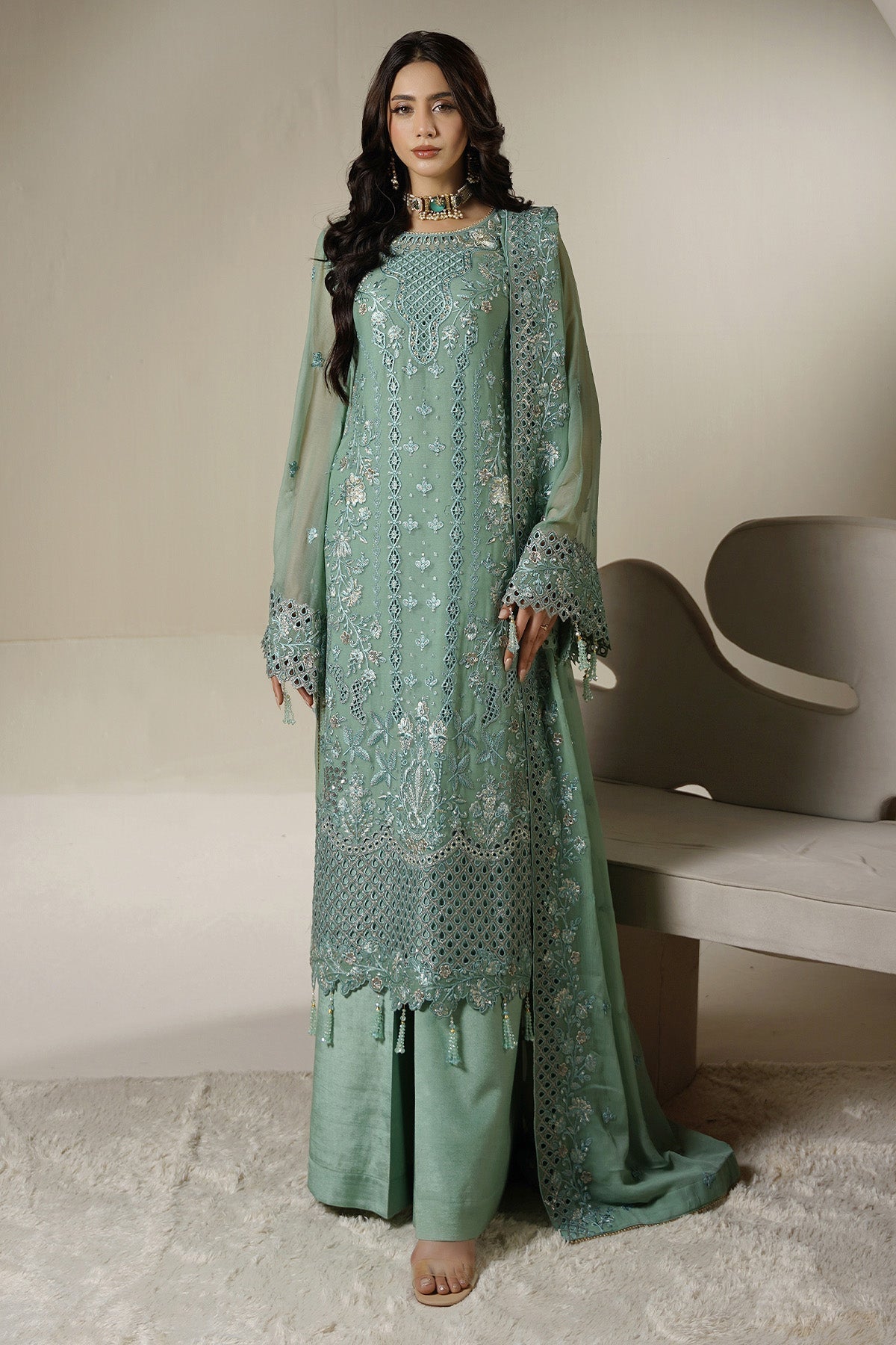 Maryams | Aarzu Formals | A-12008 by Maryams - Designer Dress  - Type : Ladies Clothes - Available at Libayah - 100% Original 
