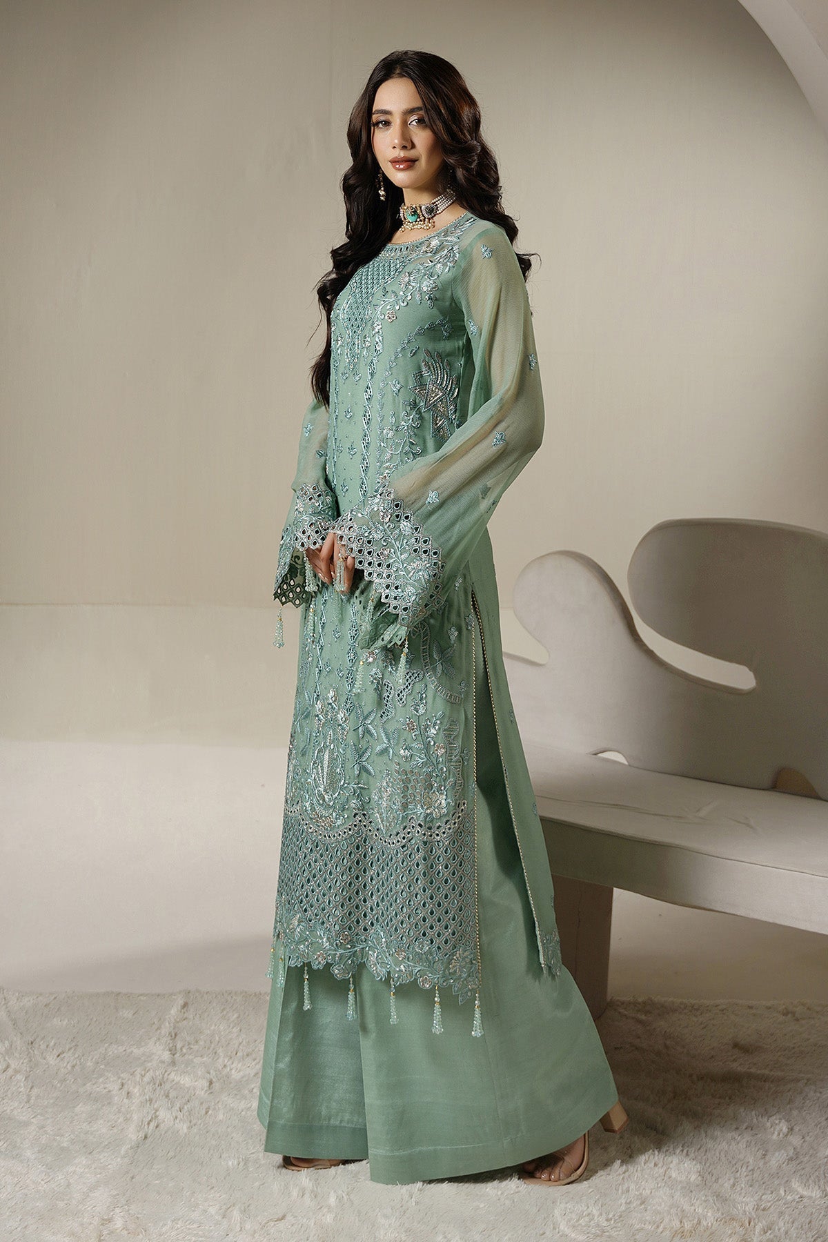 Maryams | Aarzu Formals | A-12008 by Maryams - Designer Dress  - Type : Ladies Clothes - Available at Libayah - 100% Original 