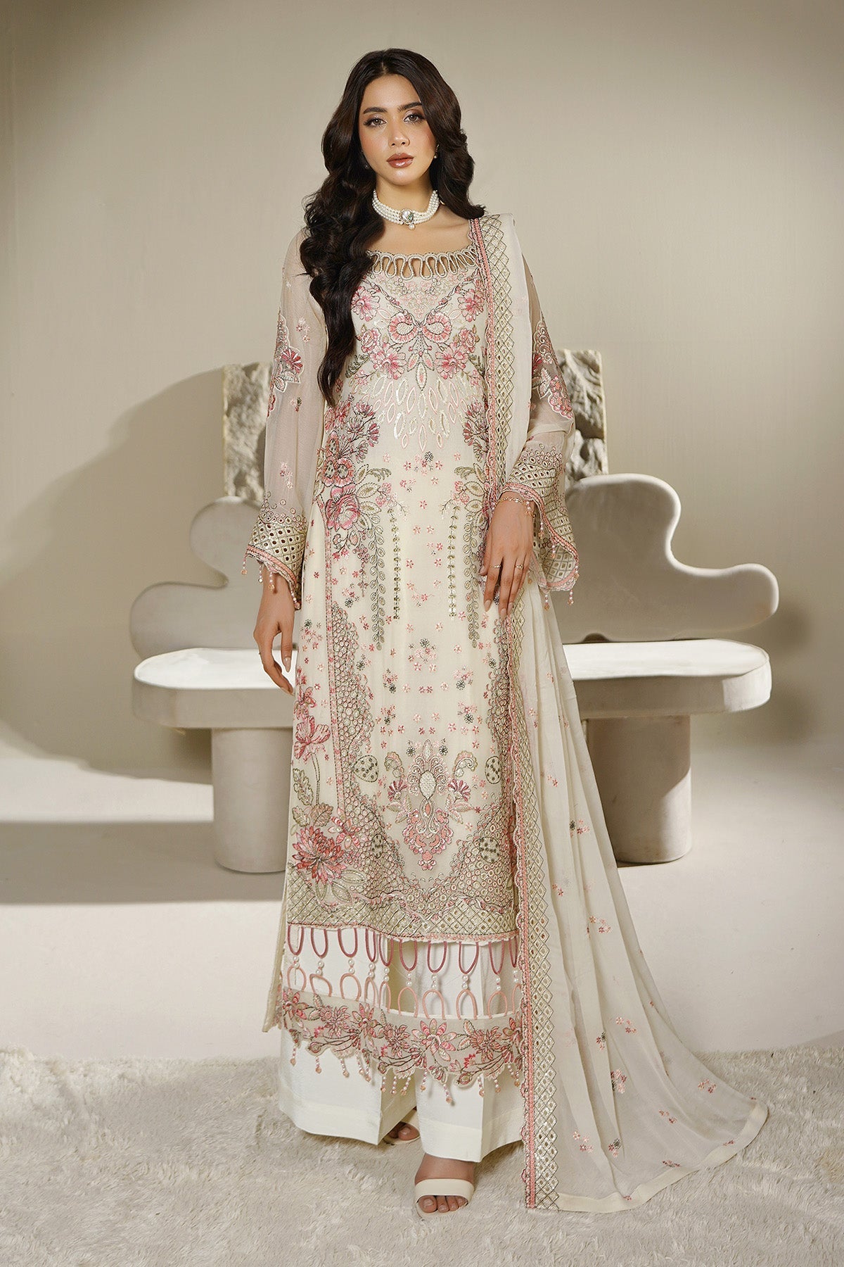 Maryams | Aarzu Formals | A-12006 by Maryams - Designer Dress  - Type : Ladies Clothes - Available at Libayah - 100% Original 