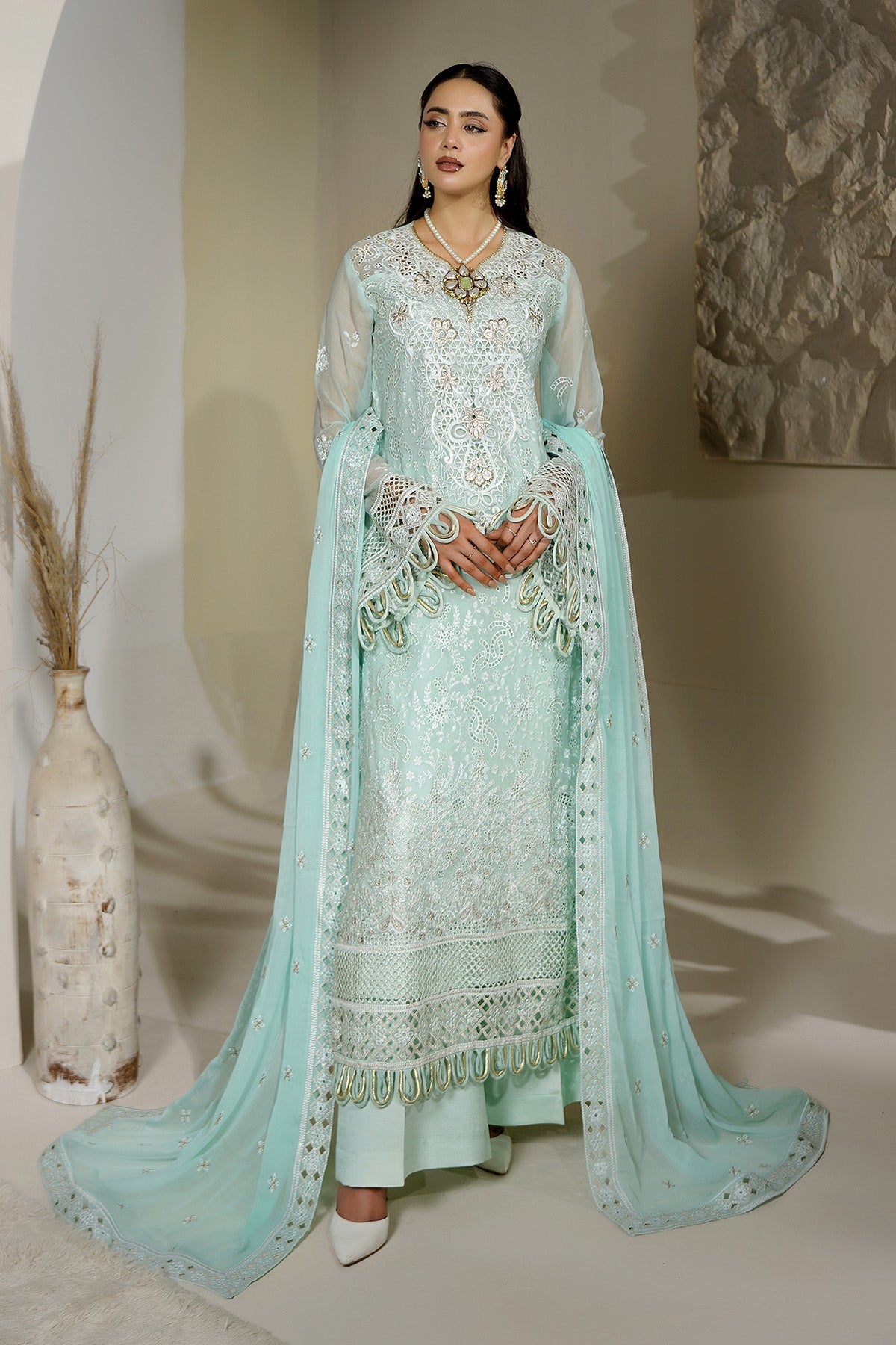 Maryams | Aarzu Formals | A-12002 by Maryams - Designer Dress  - Type : Ladies Clothes - Available at Libayah - 100% Original 