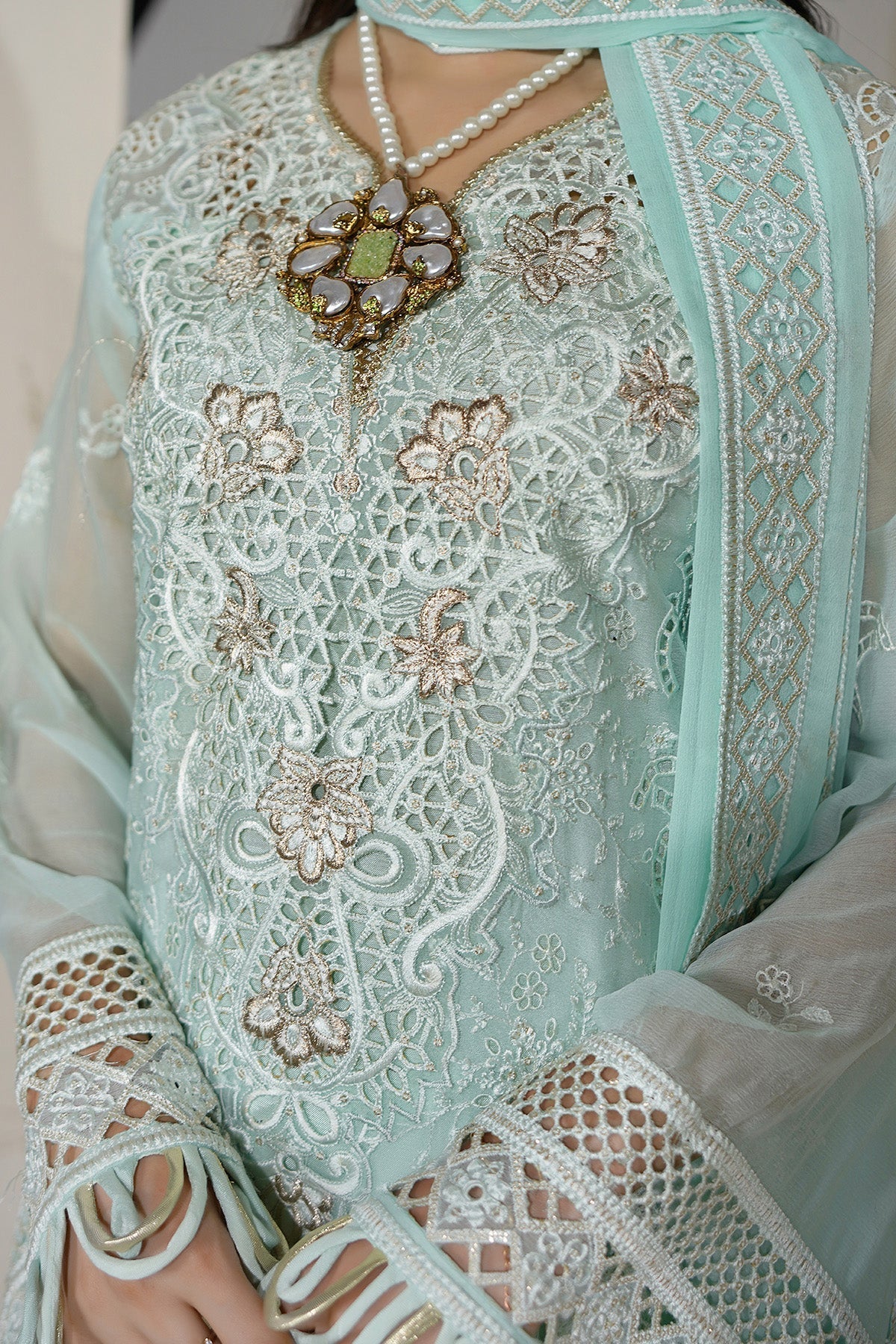 Maryams | Aarzu Formals | A-12002 by Maryams - Designer Dress  - Type : Ladies Clothes - Available at Libayah - 100% Original 