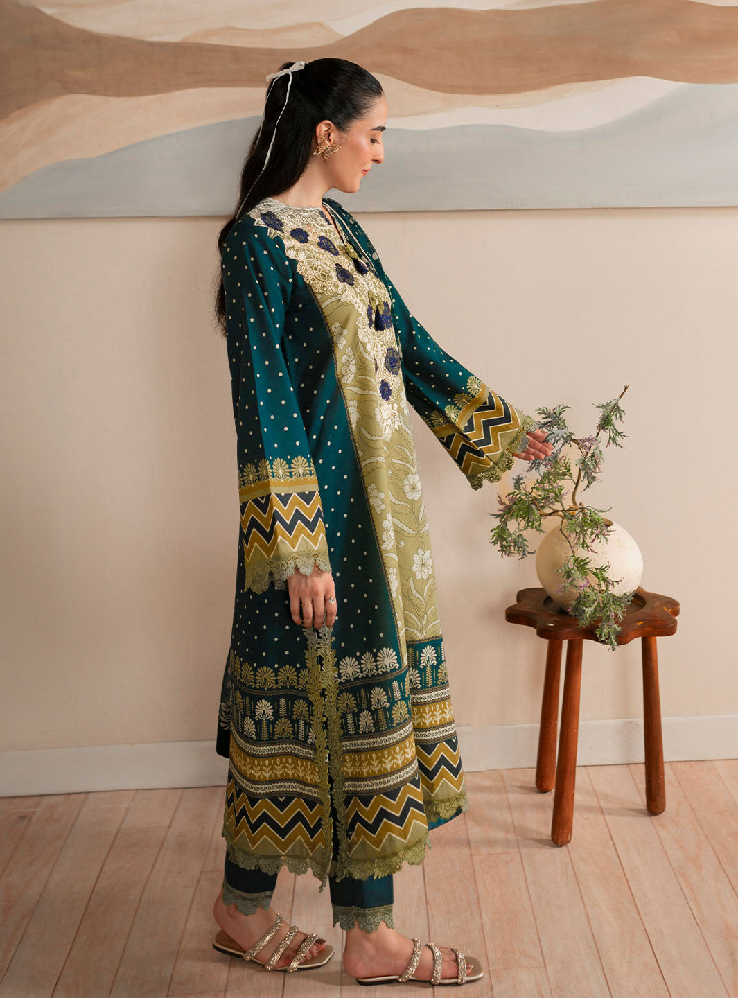 Roheenaz | Selene Fall 24 | Ember by Roheenaz - Designer Dress - Type: Luxury - Available at Libayah - 100% Original