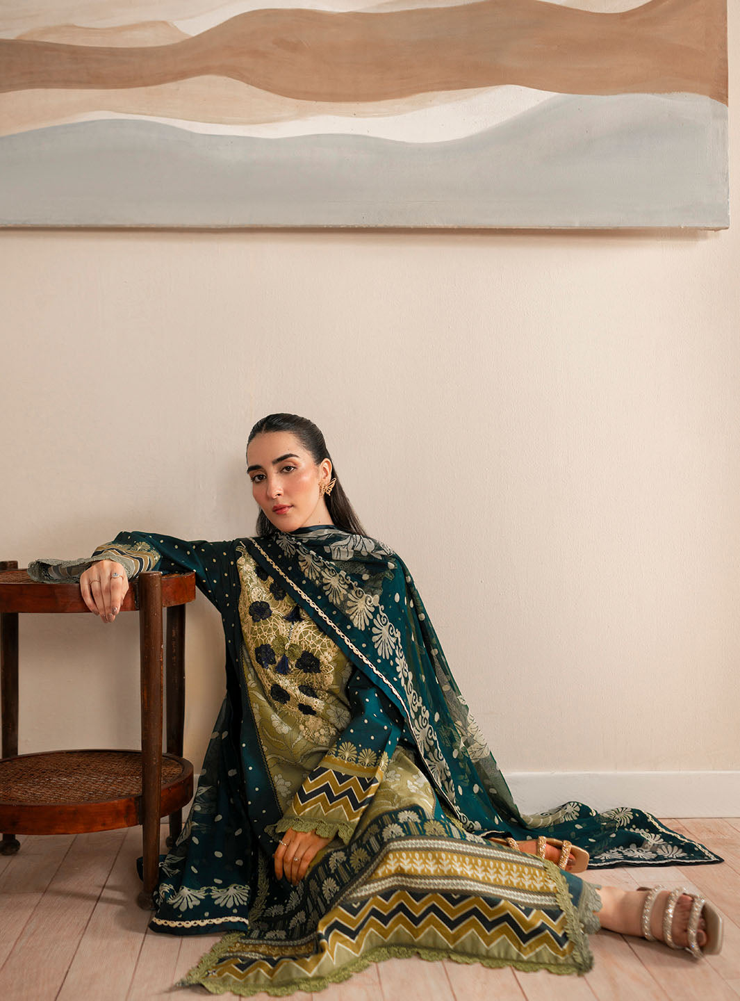 Roheenaz | Selene Fall 24 | Ember by Roheenaz - Designer Dress - Type: Luxury - Available at Libayah - 100% Original