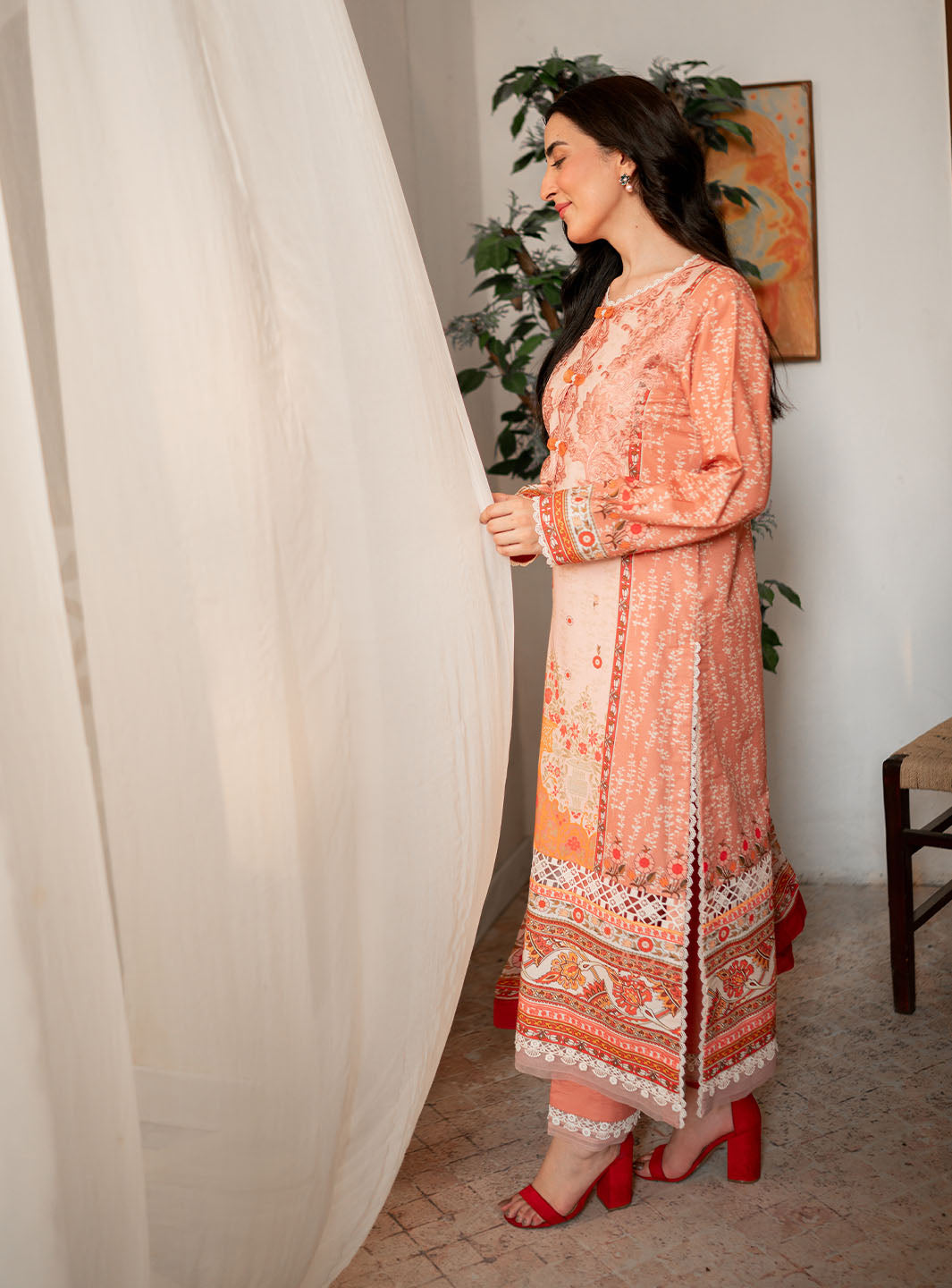Roheenaz | Selene Fall 24 | Ezra by Roheenaz - Designer Dress - Type: Luxury - Available at Libayah - 100% Original