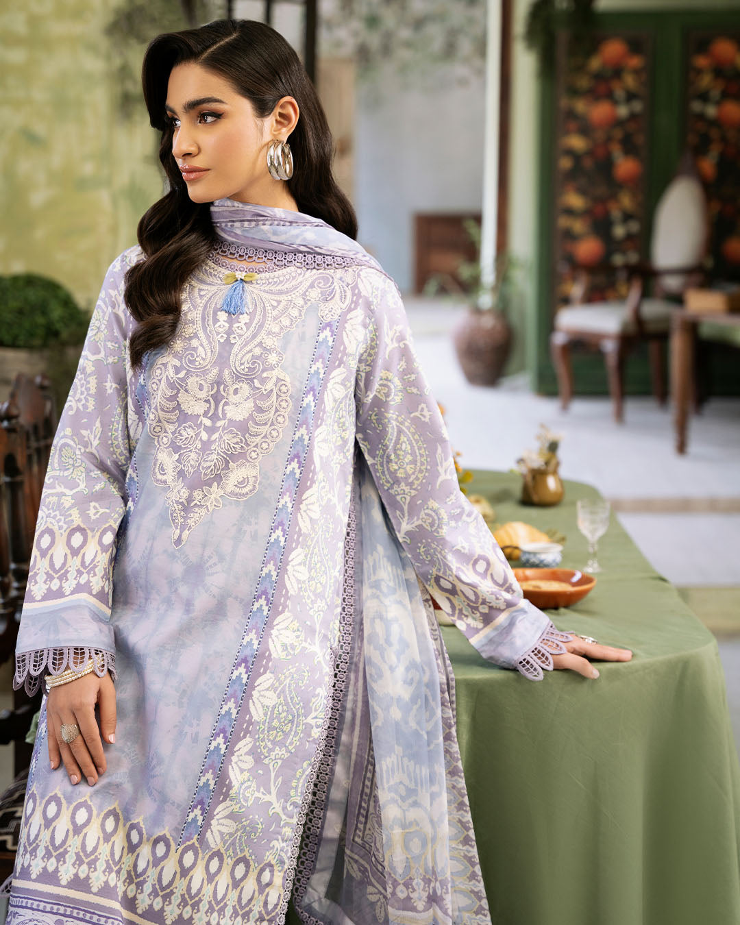 Roheenaz | Flora Printed Lawn | Lumina by Roheenaz - Designer Dress - Type: Ladies Clothes - Available at Libayah - 100% Original