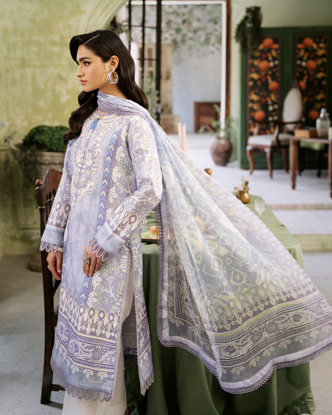 Roheenaz | Flora Printed Lawn | Lumina by Roheenaz - Designer Dress - Type: Ladies Clothes - Available at Libayah - 100% Original