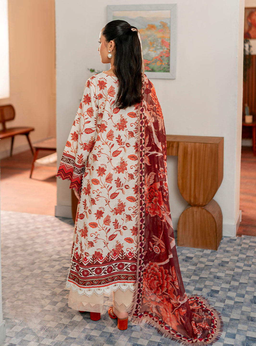 Roheenaz | Selene Fall 24 | Russet by Roheenaz - Designer Dress - Type: Luxury - Available at Libayah - 100% Original