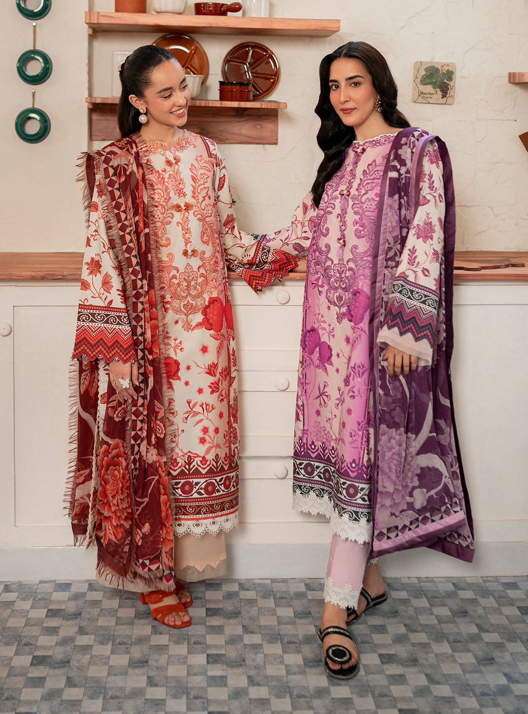 Roheenaz | Selene Fall 24 | Russet by Roheenaz - Designer Dress - Type: Luxury - Available at Libayah - 100% Original