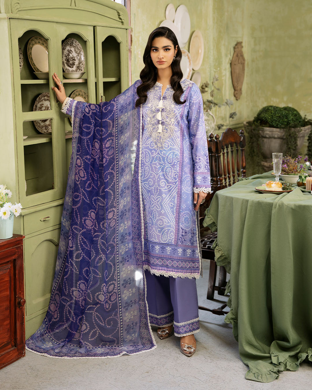 Roheenaz | Flora Printed Lawn | Celestia by Roheenaz - Designer Dress - Type: Ladies Clothes - Available at Libayah - 100% Original
