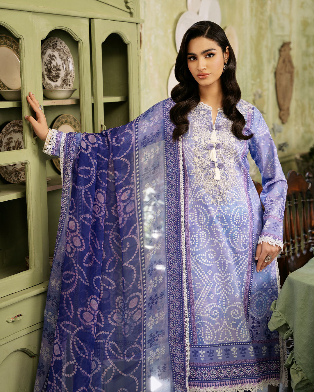 Roheenaz | Flora Printed Lawn | Celestia by Roheenaz - Designer Dress - Type: Ladies Clothes - Available at Libayah - 100% Original
