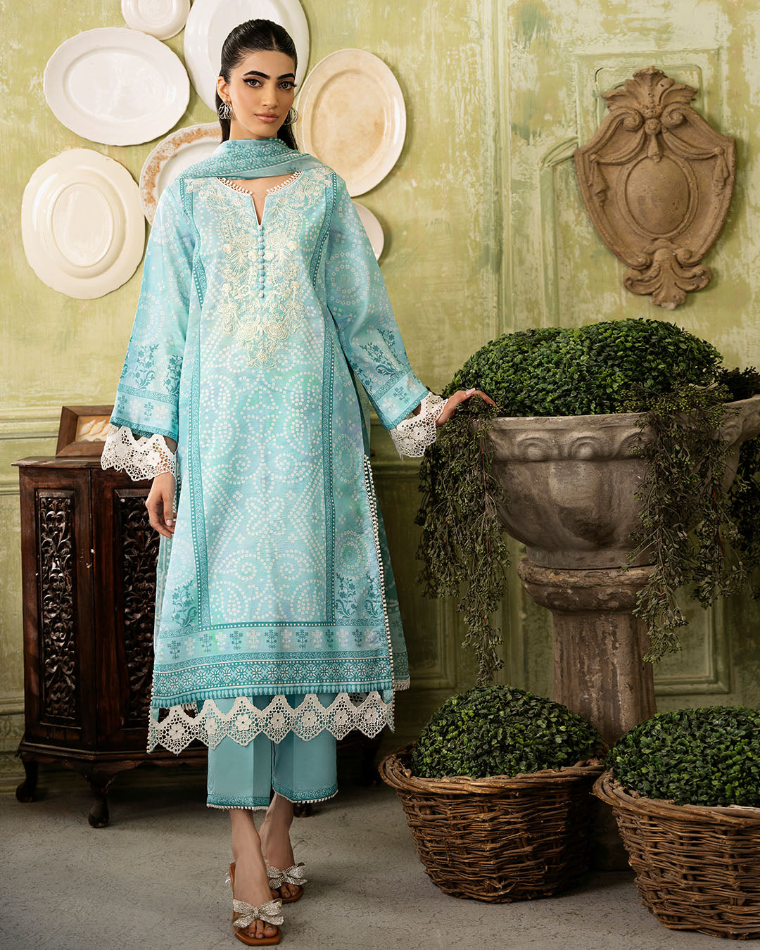 Roheenaz | Flora Printed Lawn | Mirage by Roheenaz - Designer Dress - Type: Ladies Clothes - Available at Libayah - 100% Original