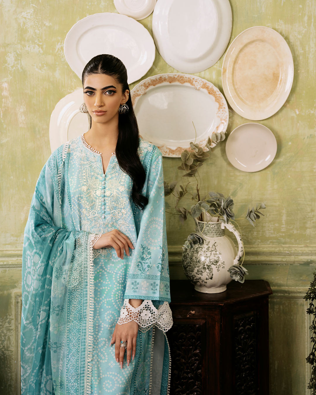 Roheenaz | Flora Printed Lawn | Mirage by Roheenaz - Designer Dress - Type: Ladies Clothes - Available at Libayah - 100% Original