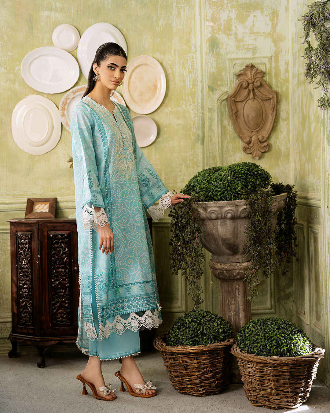 Roheenaz | Flora Printed Lawn | Mirage by Roheenaz - Designer Dress - Type: Ladies Clothes - Available at Libayah - 100% Original