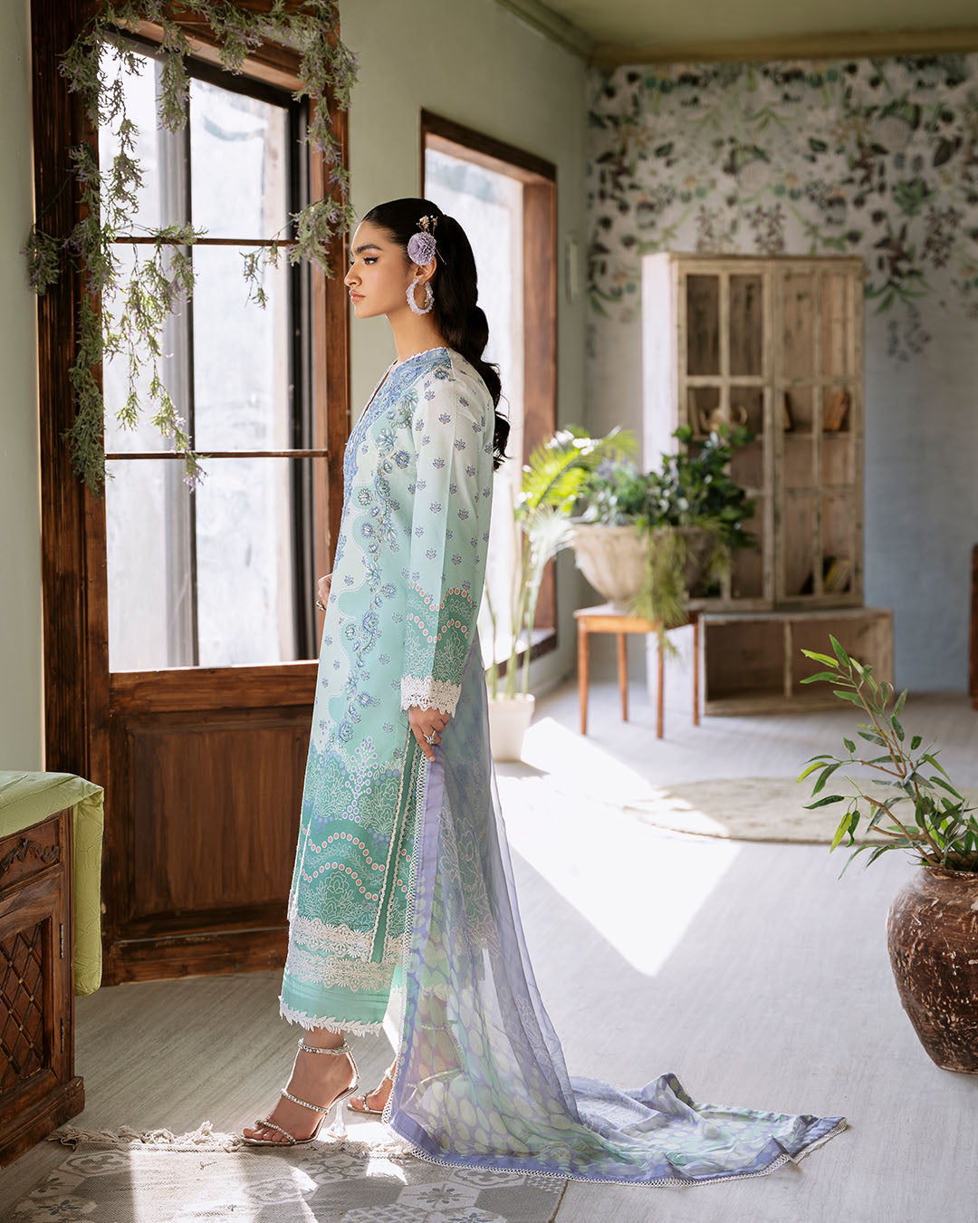 Roheenaz | Flora Printed Lawn | Elysium by Roheenaz - Designer Dress - Type: Ladies Clothes - Available at Libayah - 100% Original