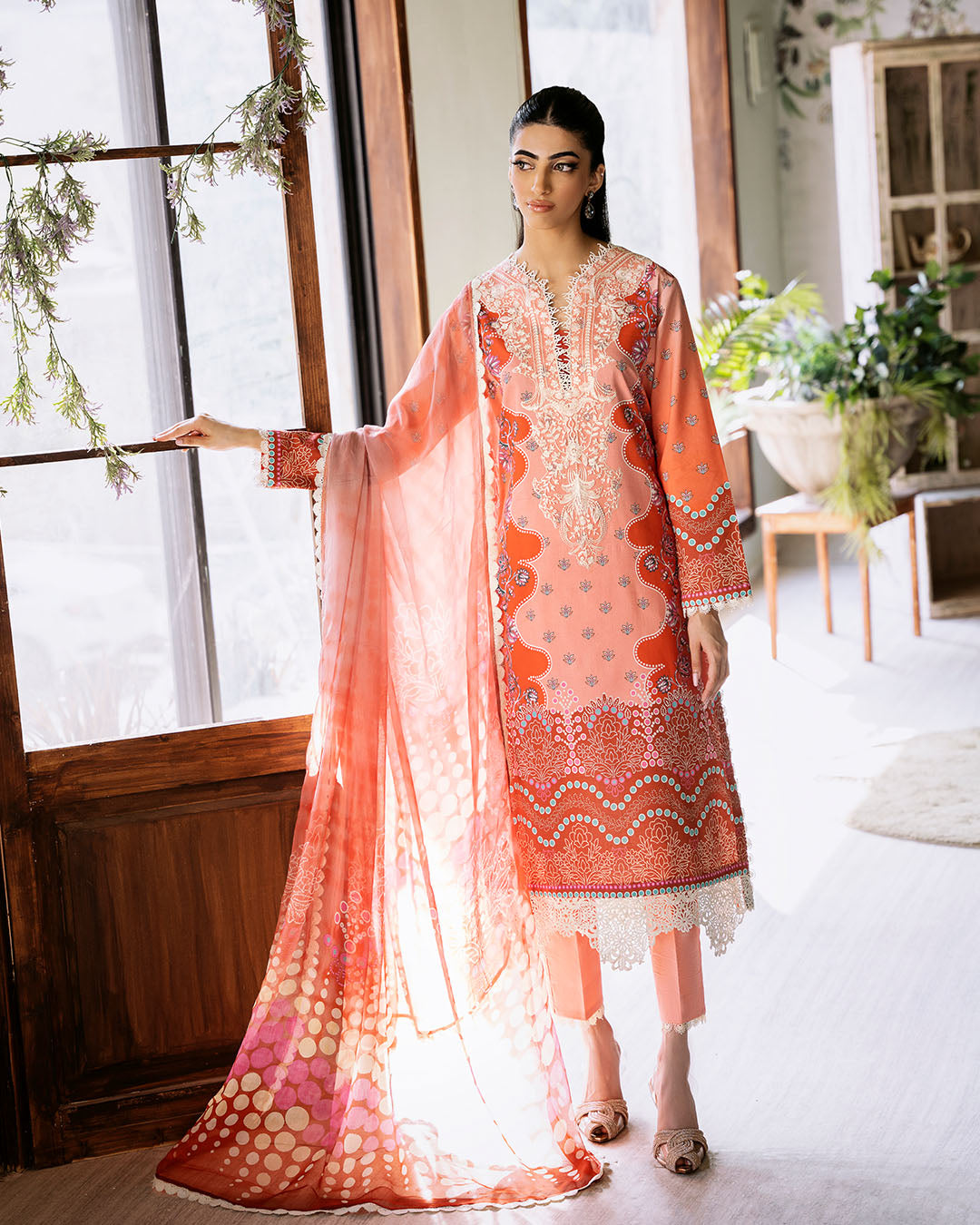 Roheenaz | Flora Printed Lawn | Serenade by Roheenaz - Designer Dress - Type: Ladies Clothes - Available at Libayah - 100% Original