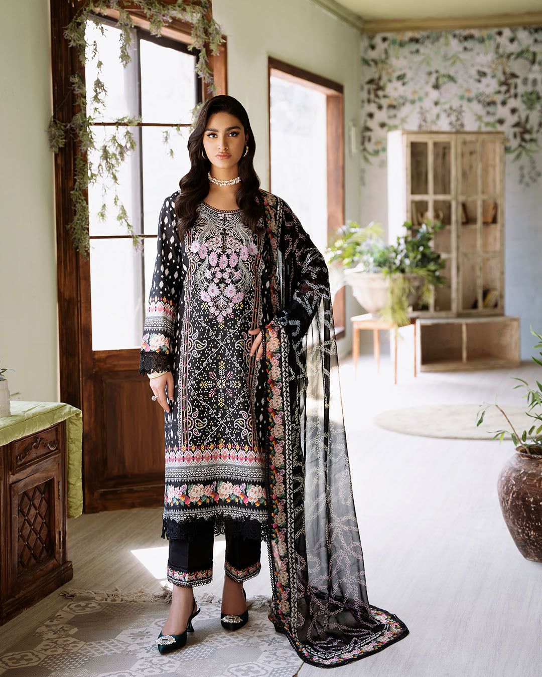 Roheenaz | Flora Printed Lawn | Veridian by Roheenaz - Designer Dress - Type: Ladies Clothes - Available at Libayah - 100% Original