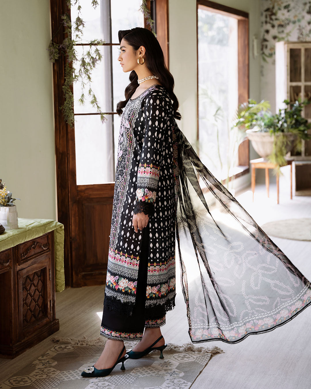 Roheenaz | Flora Printed Lawn | Veridian by Roheenaz - Designer Dress - Type: Ladies Clothes - Available at Libayah - 100% Original