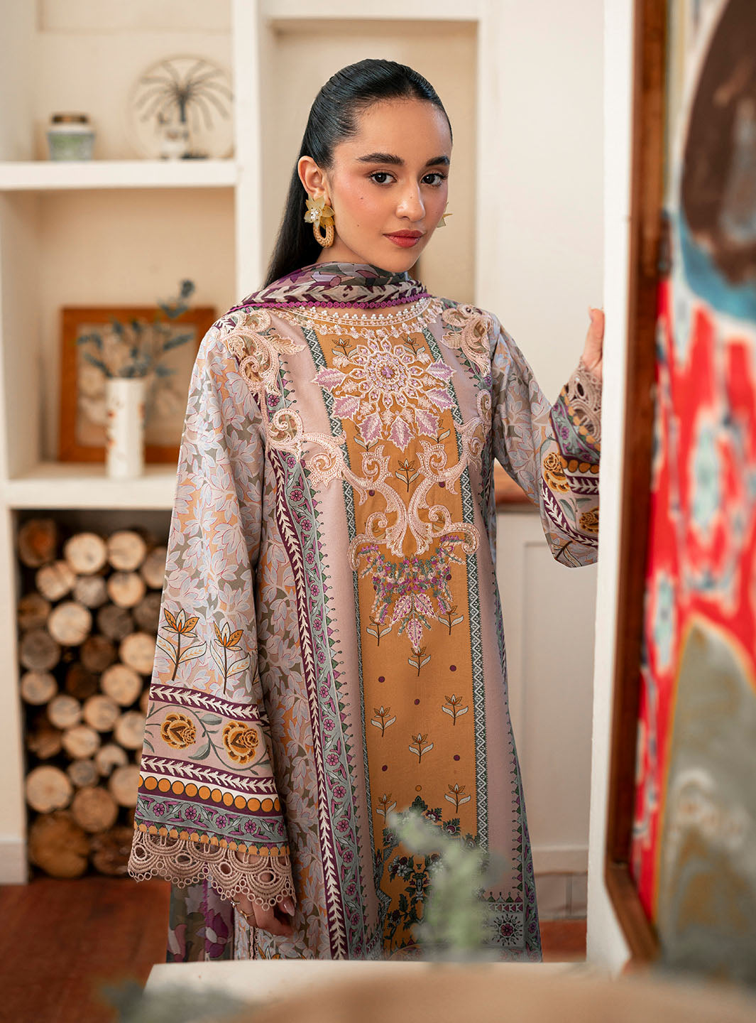 Roheenaz | Selene Fall 24 | Honey by Roheenaz - Designer Dress - Type: Luxury - Available at Libayah - 100% Original