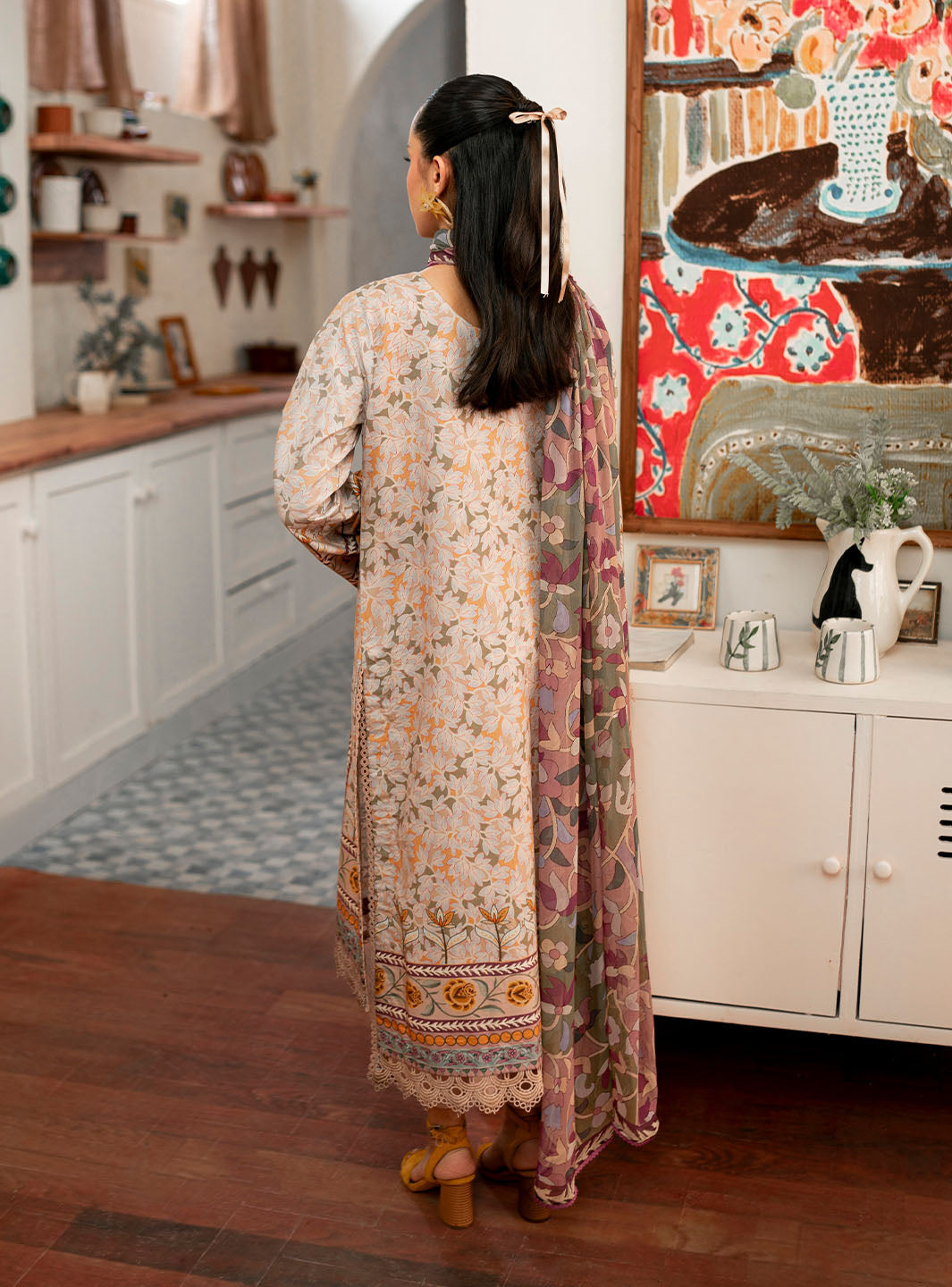 Roheenaz | Selene Fall 24 | Honey by Roheenaz - Designer Dress - Type: Luxury - Available at Libayah - 100% Original