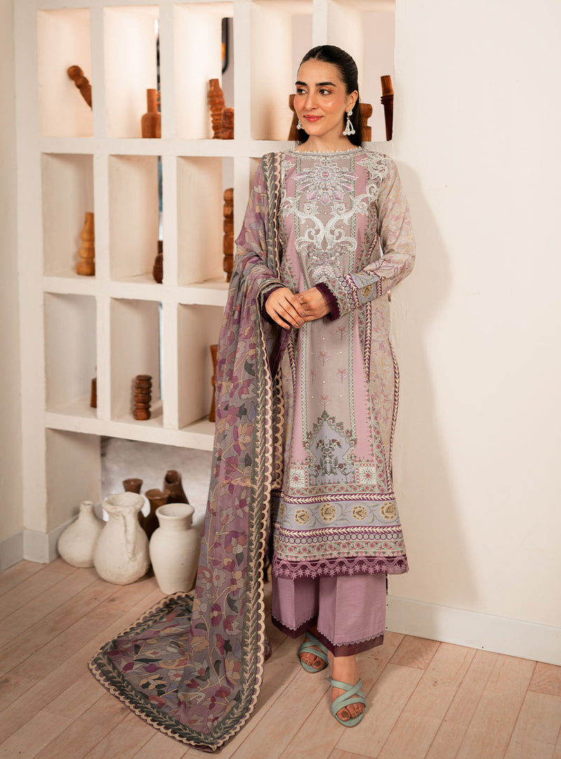 Roheenaz | Selene Fall 24 | Lavender by Roheenaz - Designer Dress - Type: Luxury - Available at Libayah - 100% Original