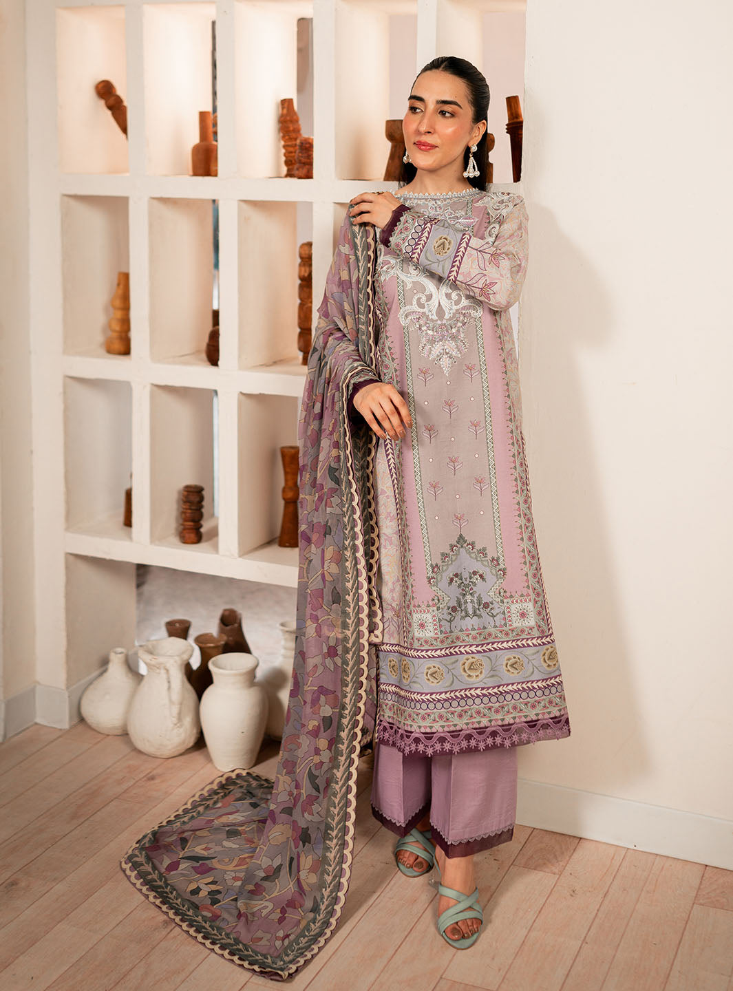 Roheenaz | Selene Fall 24 | Lavender by Roheenaz - Designer Dress - Type: Luxury - Available at Libayah - 100% Original