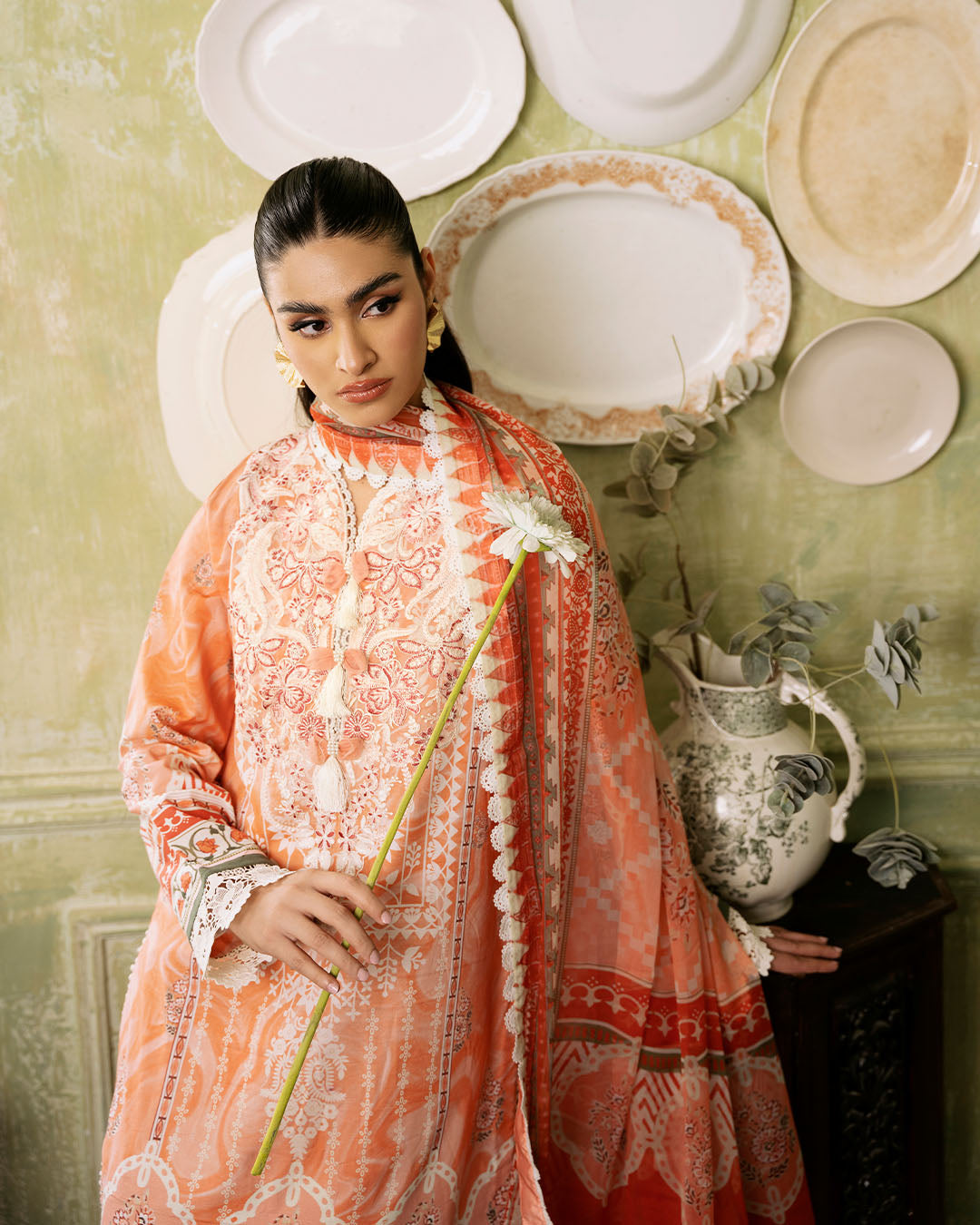 Roheenaz | Flora Printed Lawn | Cascade by Roheenaz - Designer Dress - Type: Ladies Clothes - Available at Libayah - 100% Original