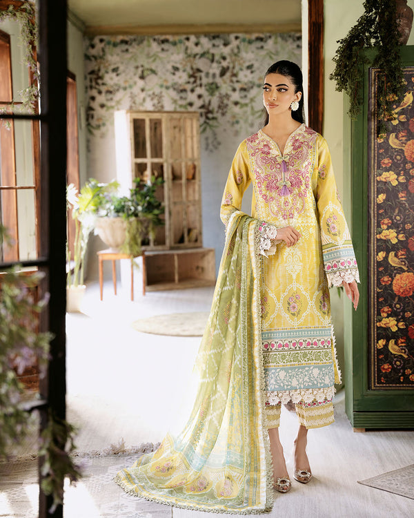 Roheenaz | Flora Printed Lawn | Mystique by Roheenaz - Designer Dress - Type: Ladies Clothes - Available at Libayah - 100% Original