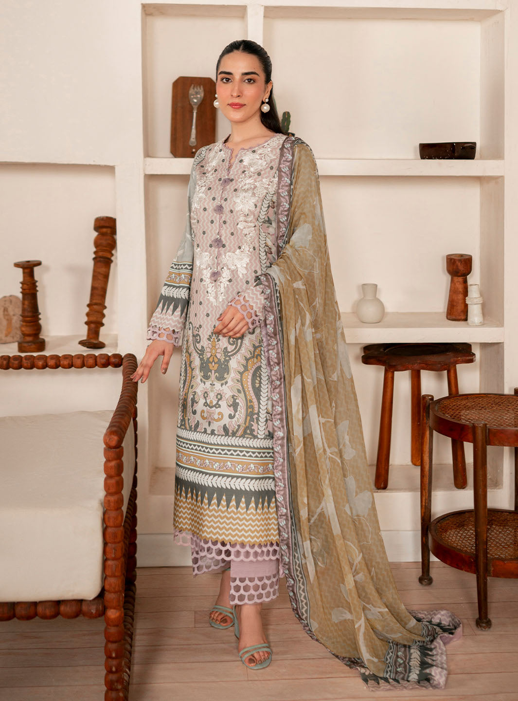 Roheenaz | Selene Fall 24 | Autumnal by Roheenaz - Designer Dress - Type: Luxury - Available at Libayah - 100% Original
