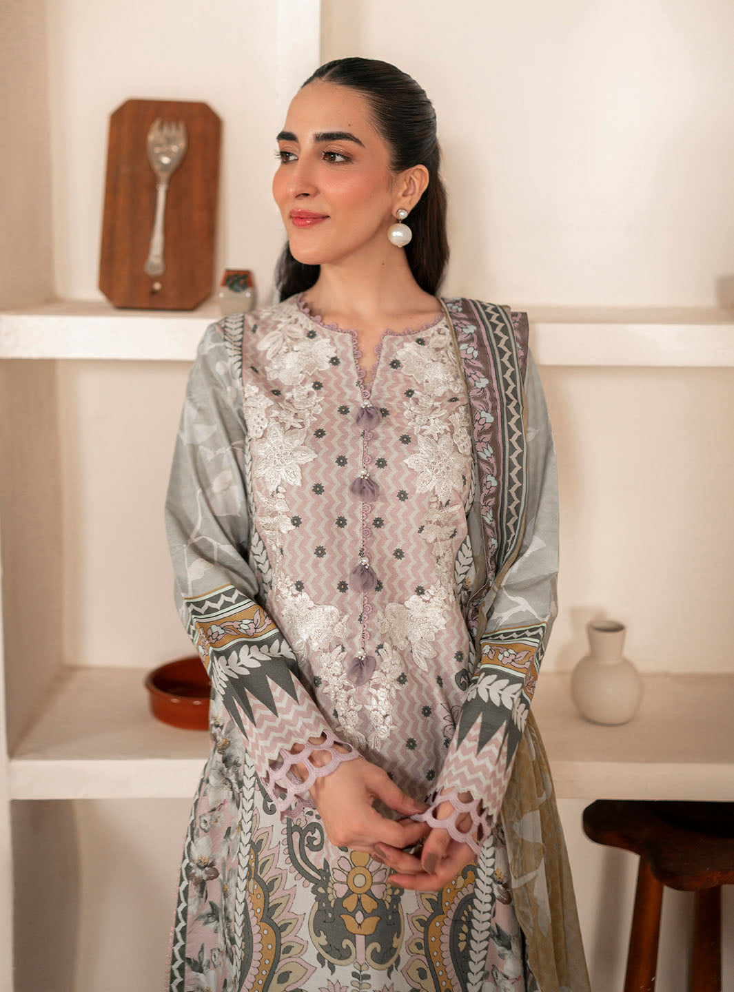 Roheenaz | Selene Fall 24 | Autumnal by Roheenaz - Designer Dress - Type: Luxury - Available at Libayah - 100% Original