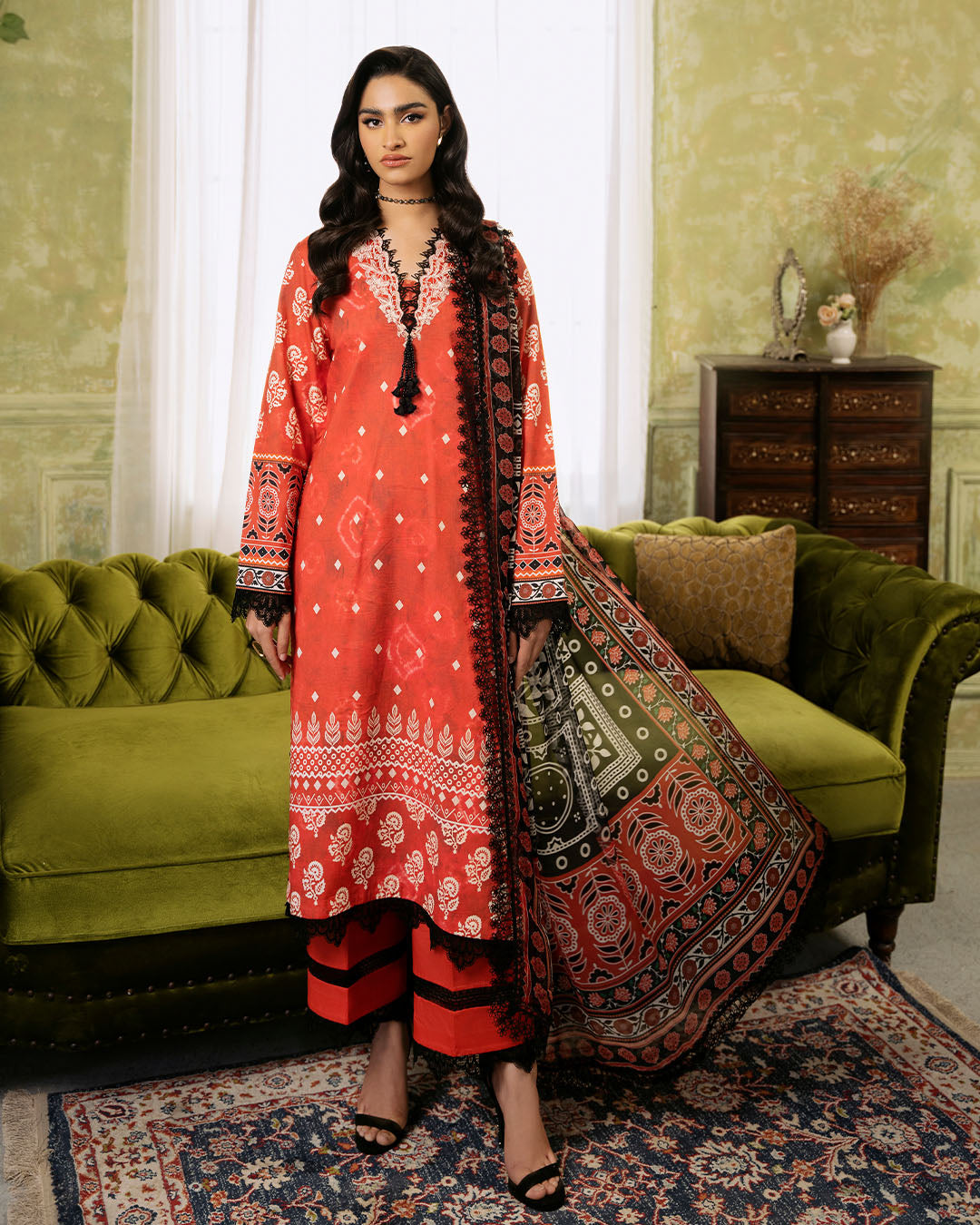Roheenaz | Flora Printed Lawn | Solstice by Roheenaz - Designer Dress - Type: Ladies Clothes - Available at Libayah - 100% Original