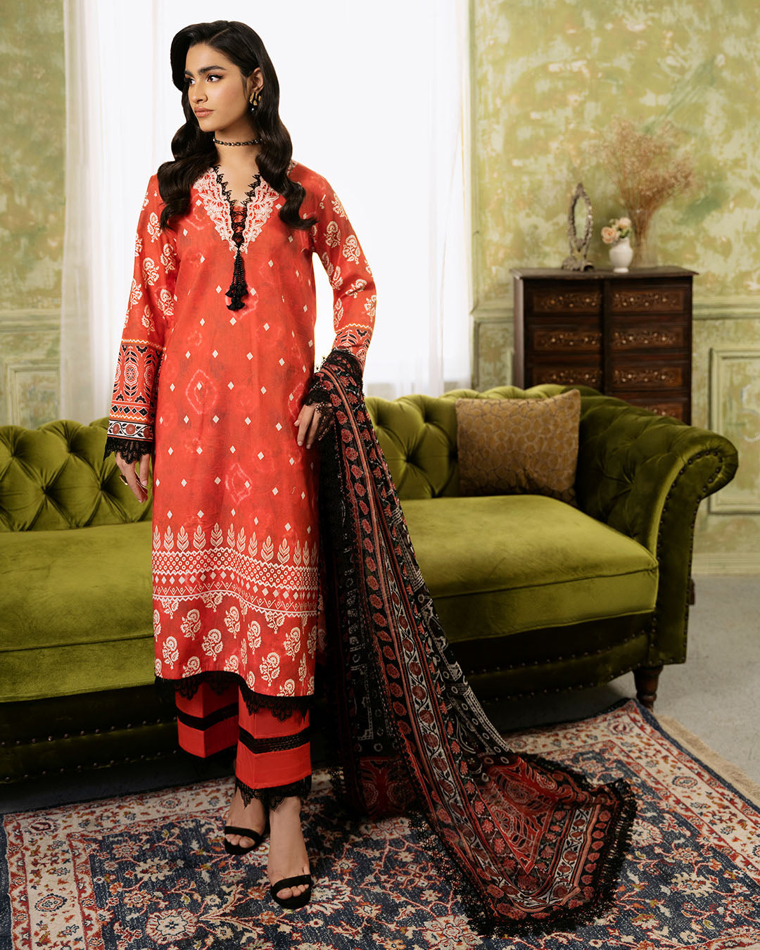 Roheenaz | Flora Printed Lawn | Solstice by Roheenaz - Designer Dress - Type: Ladies Clothes - Available at Libayah - 100% Original