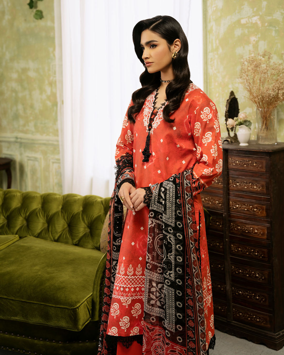 Roheenaz | Flora Printed Lawn | Solstice by Roheenaz - Designer Dress - Type: Ladies Clothes - Available at Libayah - 100% Original