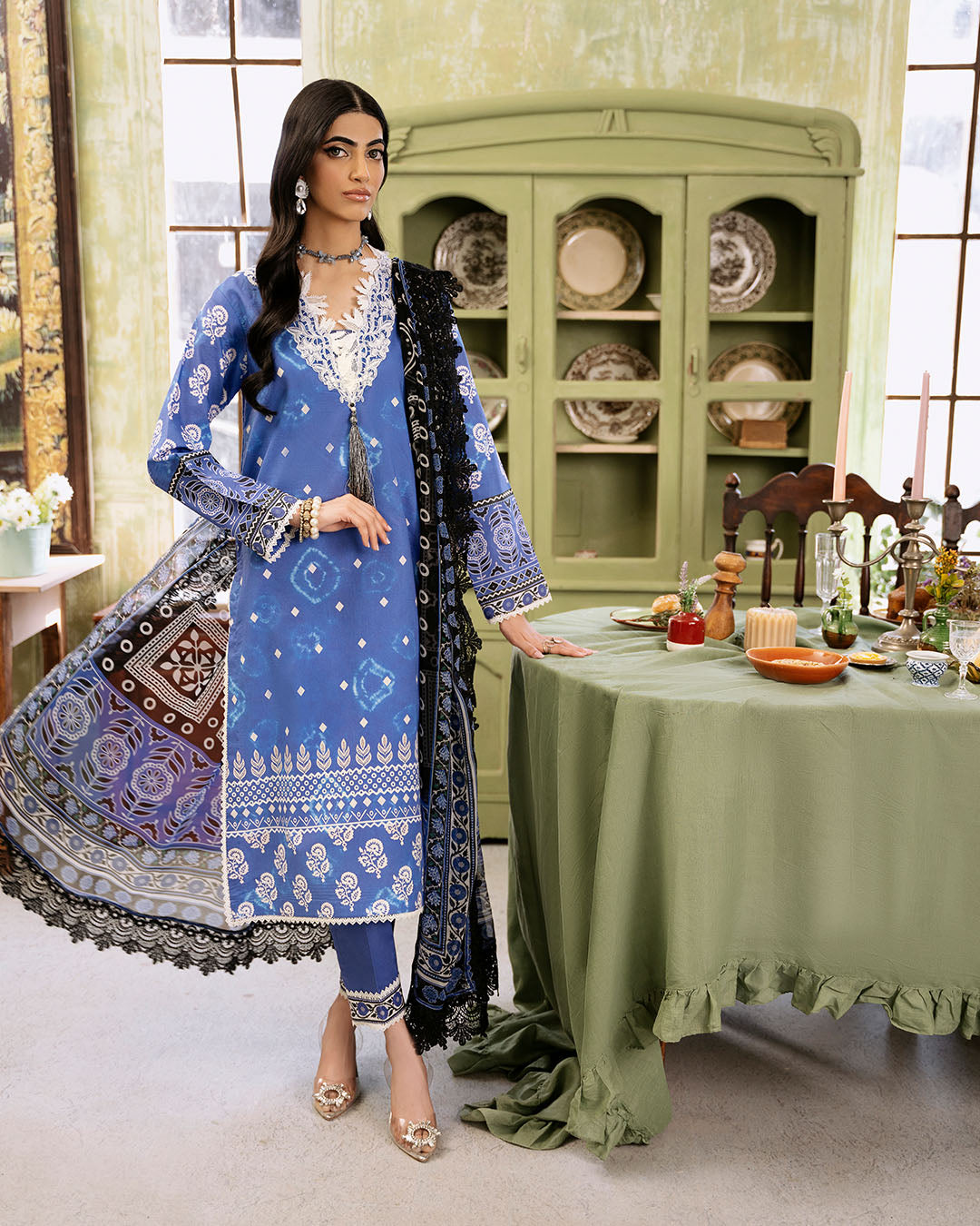Roheenaz | Flora Printed Lawn | Ember by Roheenaz - Designer Dress - Type: Ladies Clothes - Available at Libayah - 100% Original