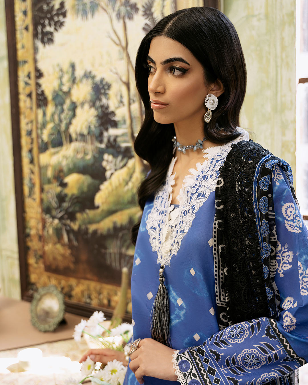 Roheenaz | Flora Printed Lawn | Ember by Roheenaz - Designer Dress - Type: Ladies Clothes - Available at Libayah - 100% Original