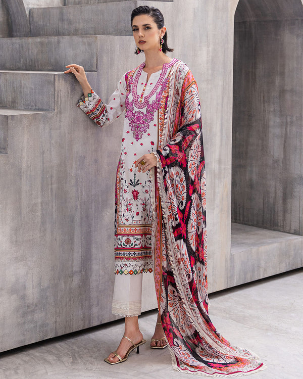 Roheenaz | Azalea Printed Lawn 24 | Marigold Meadows by Roheenaz - Designer Dress - Type: Ladies Clothes - Available at Libayah - 100% Original